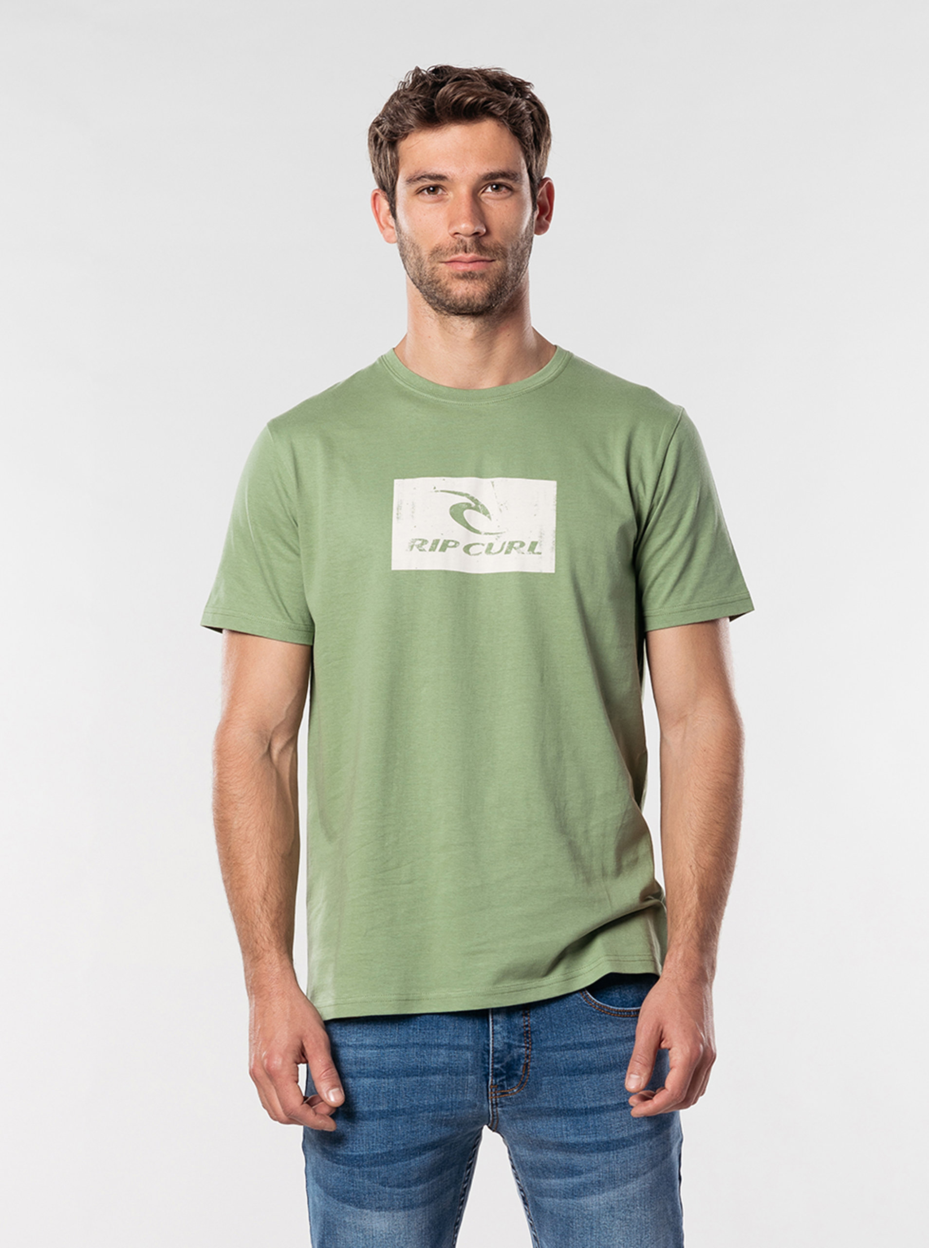 Fotografie Zelené pánské tričko Rip Curl