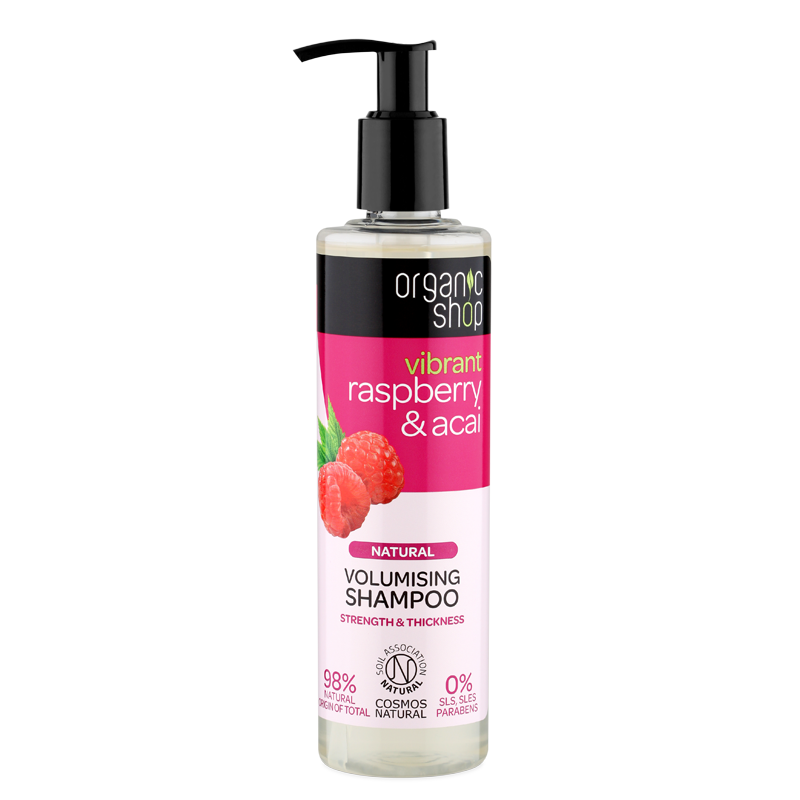 Organic Shop Šampon na objem Maliny a Acai 280 ml