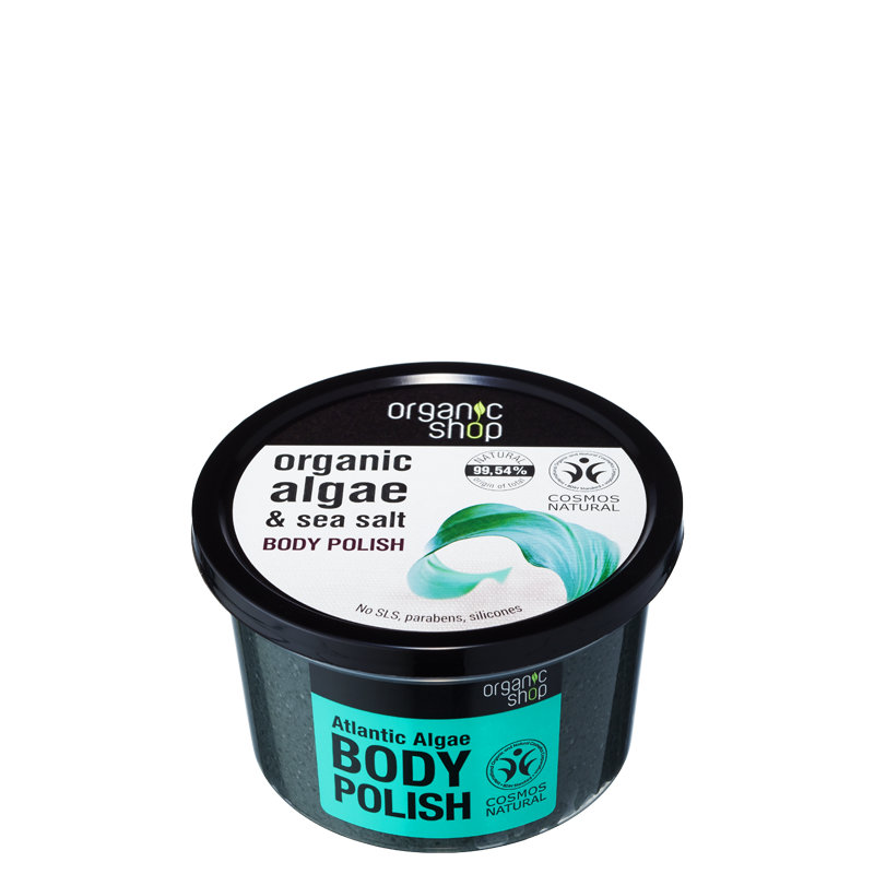 Organic Shop Tělový peeling Mořské řasy & Sůl 250 ml