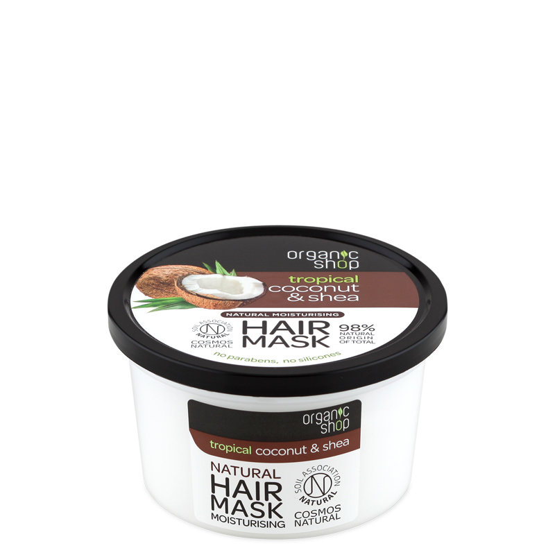 Organic Shop Hydratační maska na vlasy Kokos a Bambucké máslo 250 ml