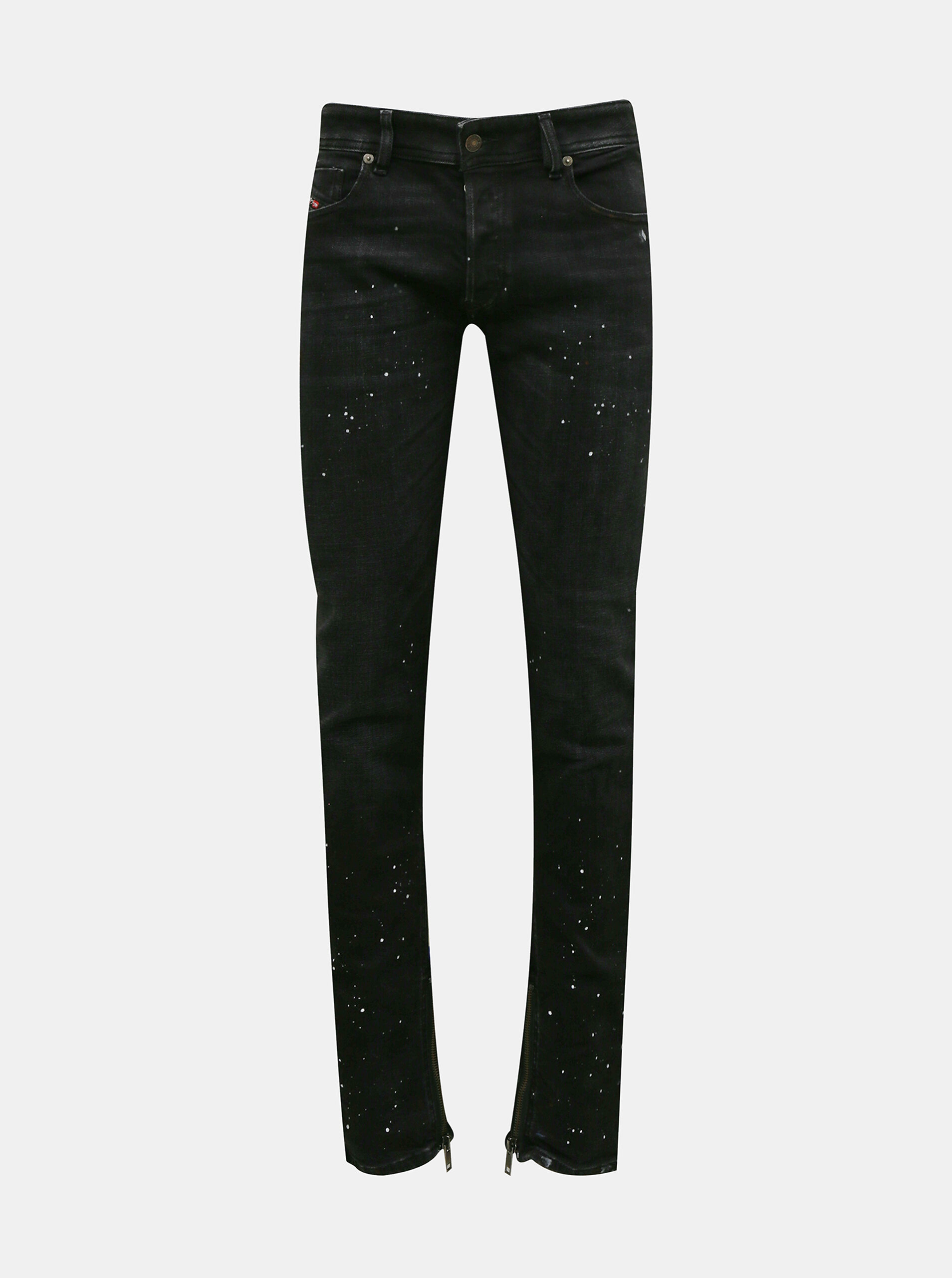 Černé pánské skinny fit džíny Diesel