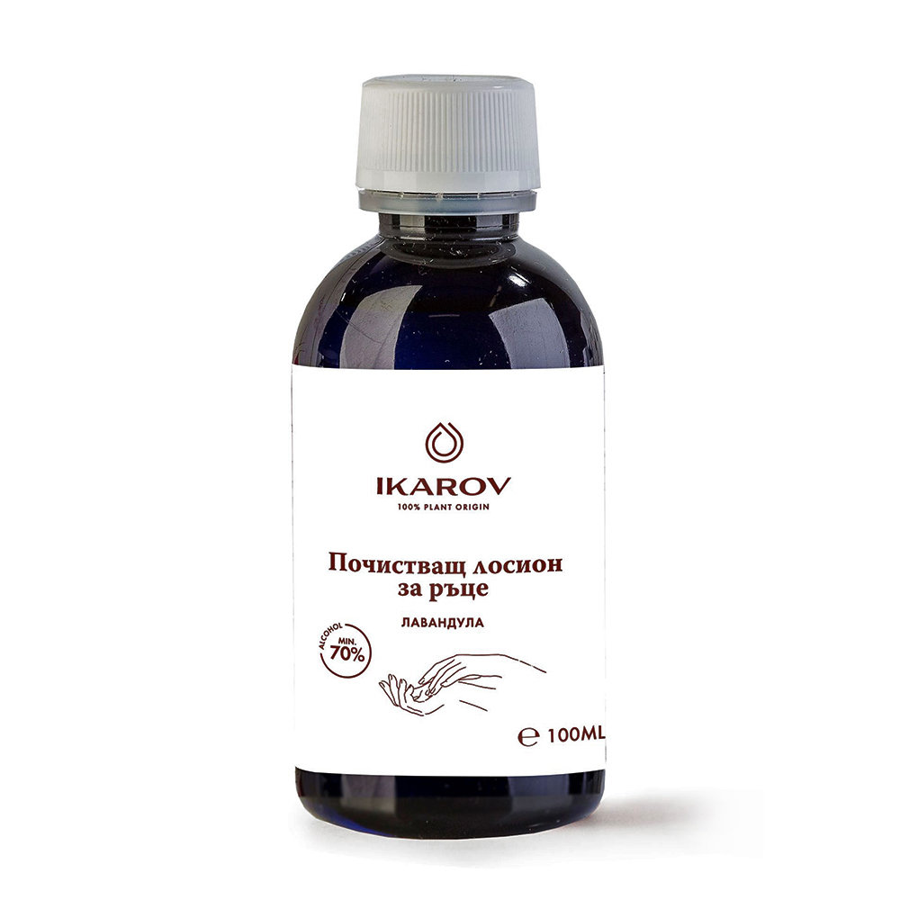 Antibakteriální gel na ruce s levandulovým esenciálním olejem - obsah alkoholu 70% Ikarov