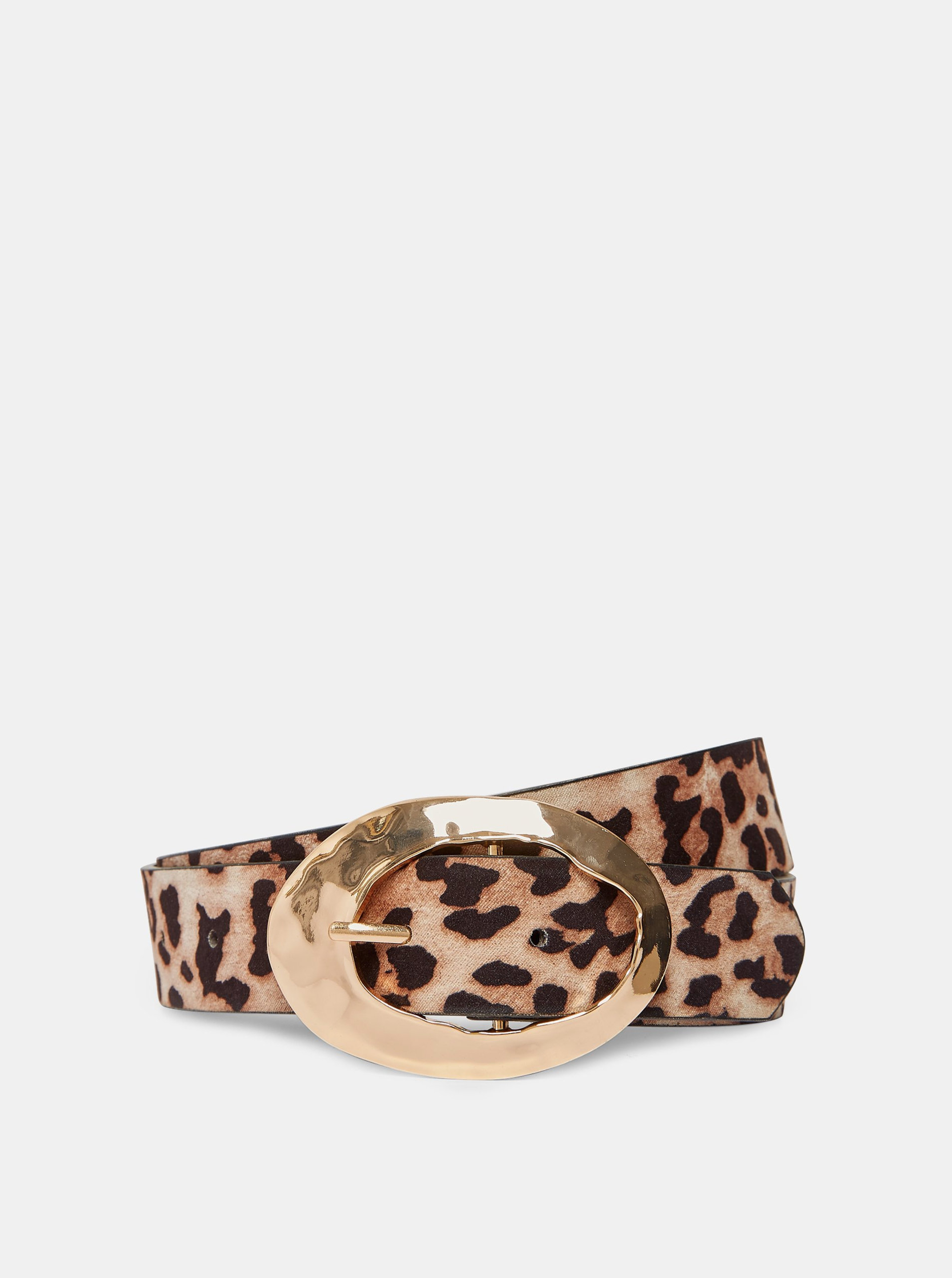 Fotografie Hnědý pásek s leopardím vzorem Dorothy Perkins