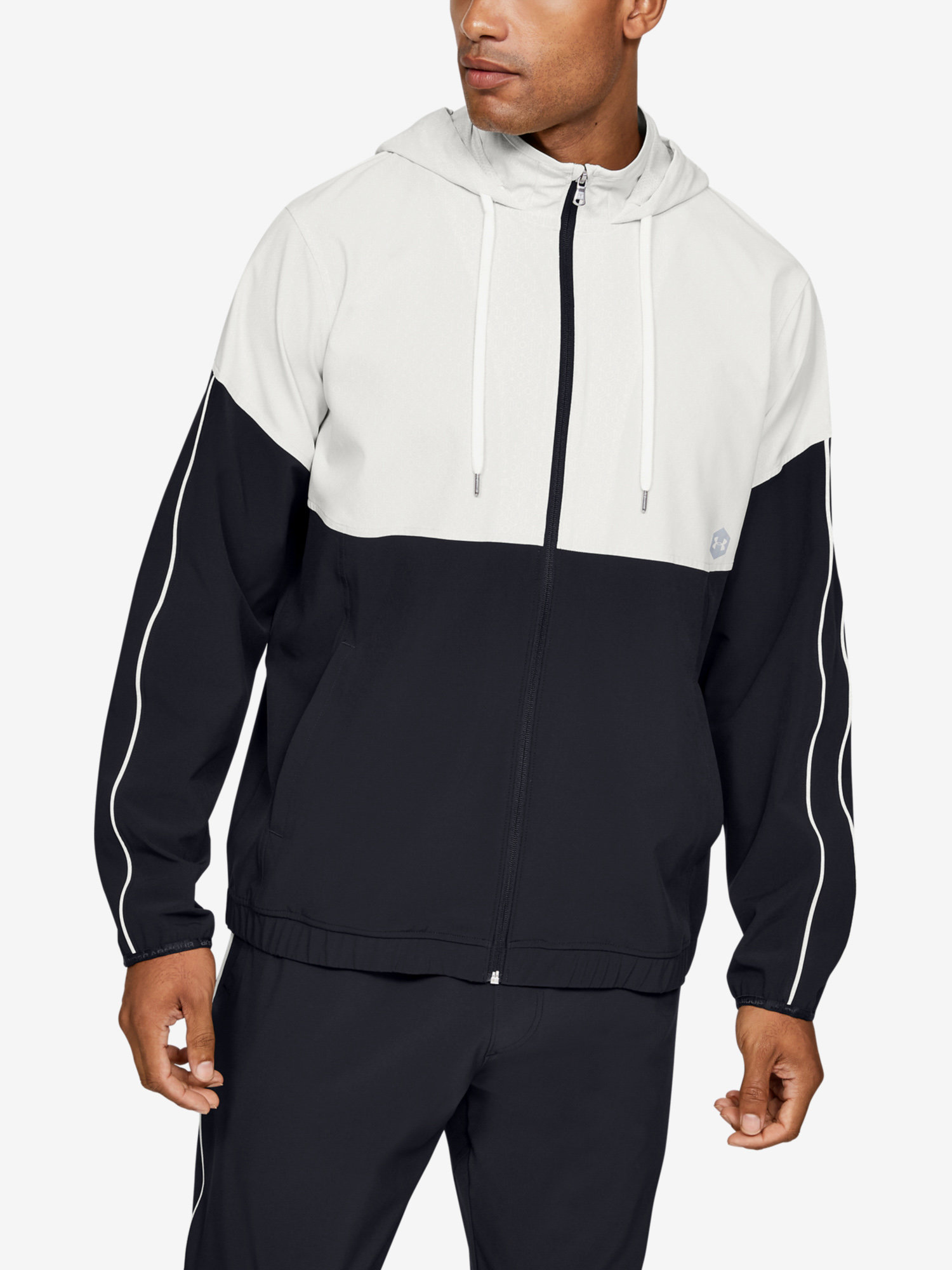 Fotografie Mikina Under Armour Athlete Recovery Woven Warm Up Top