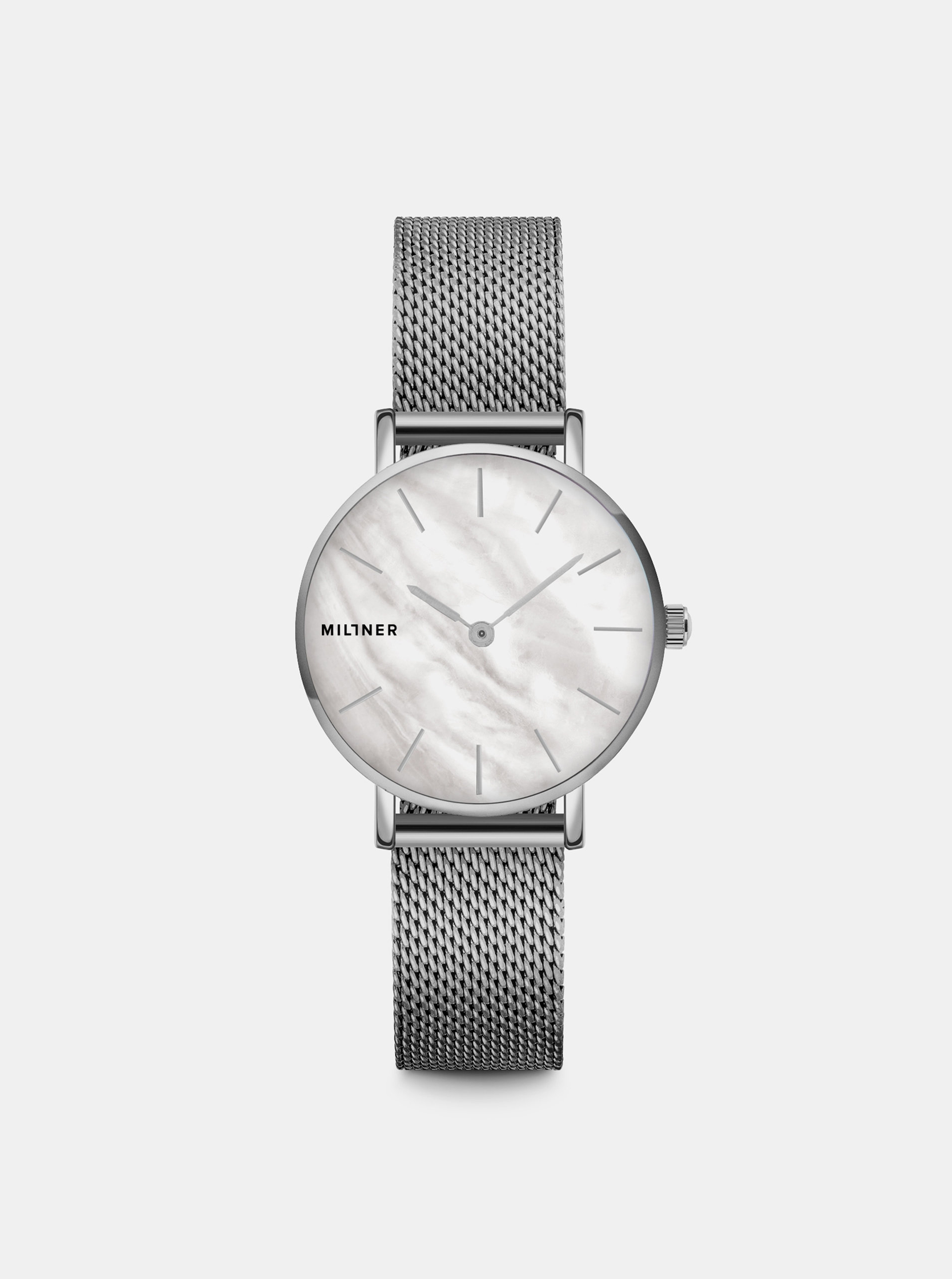 Fotografie Dámské hodinky s nerezovým páskem ve stříbrné barvě Millner Mini
