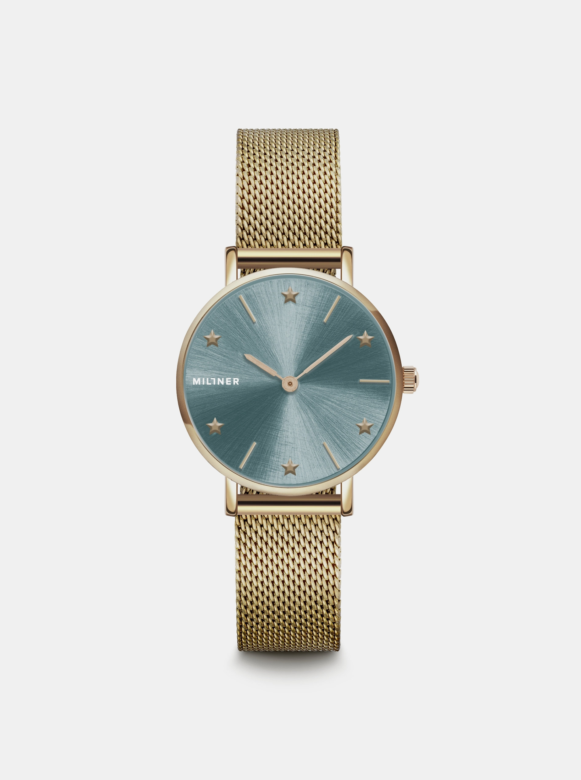 Fotografie Dámské hodinky s nerezovým páskem ve zlaté barvě Millner Cosmos