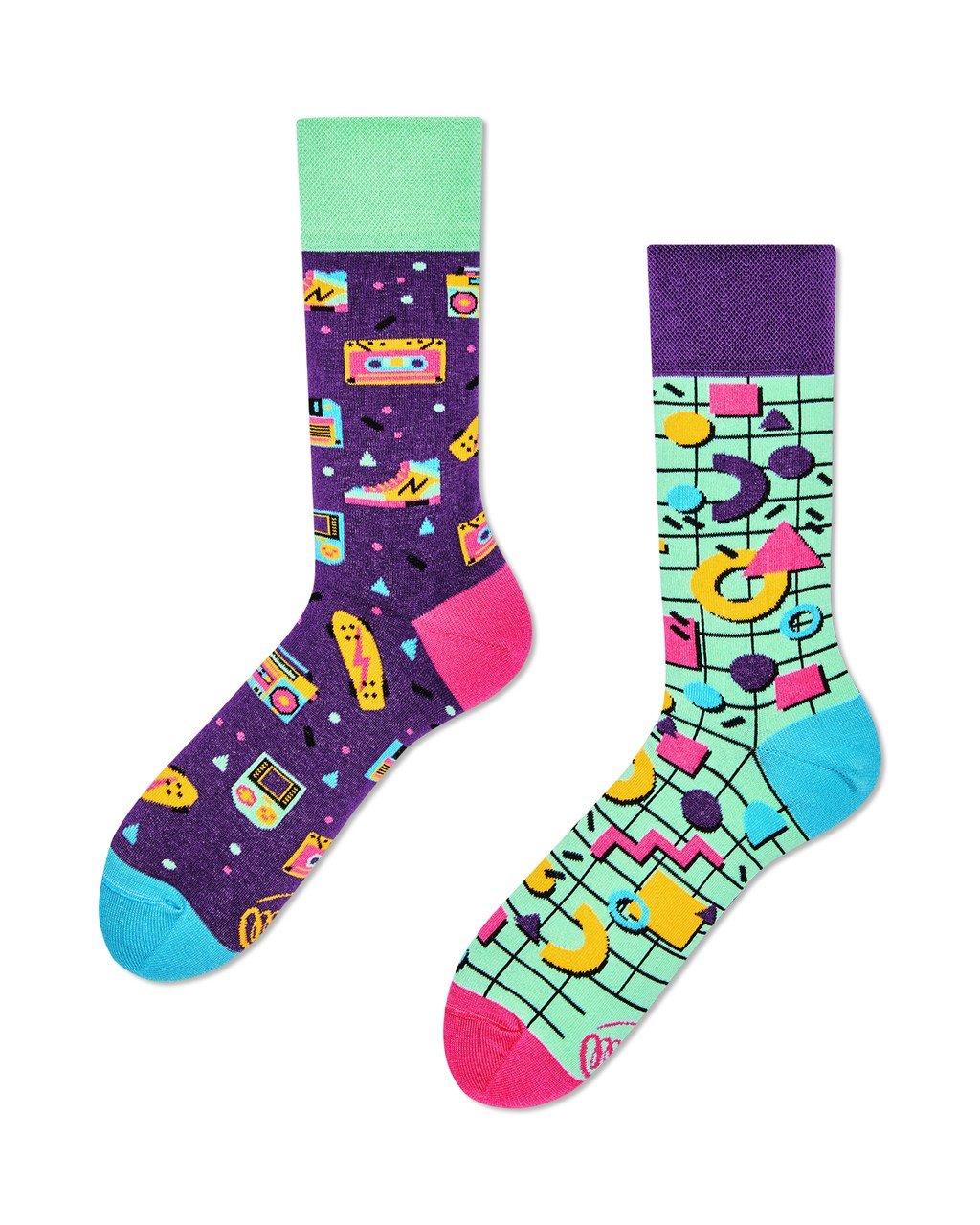 Many Mornings barevné ponožky Back to the 90’s