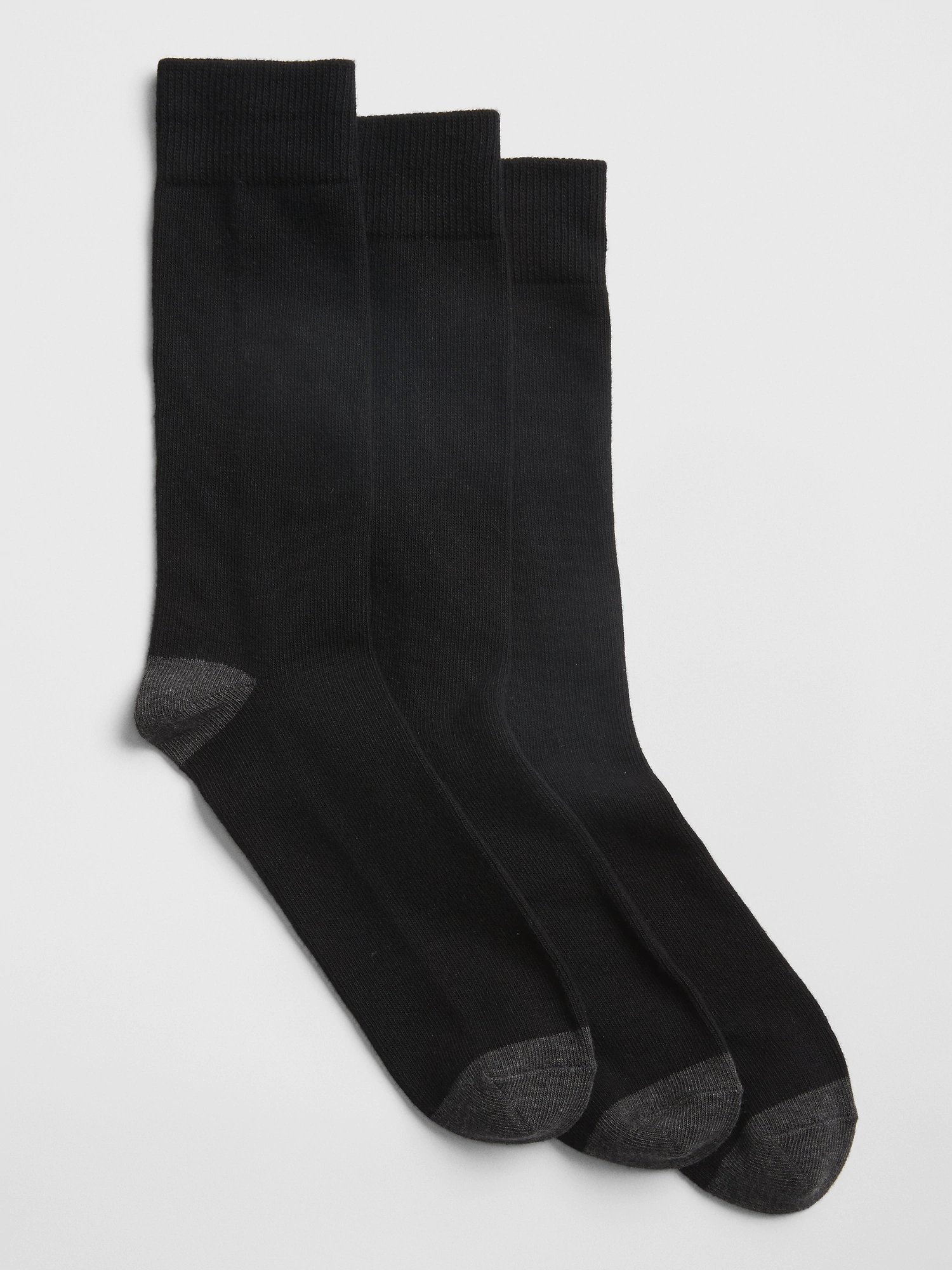 Fotografie Černé pánské ponožky GAP 3-Pack