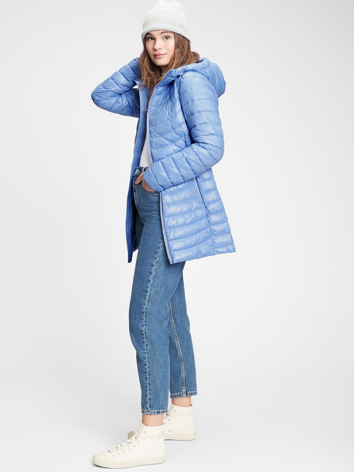 Modrý dámský kabát GAP