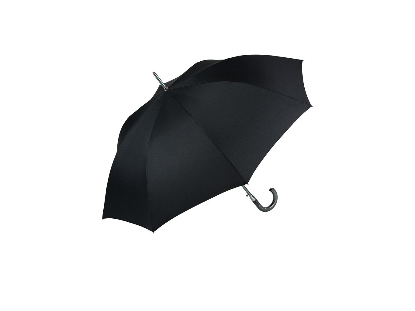Fotografie Cachemir Gentleman luxusní pánský holový deštník - Černá