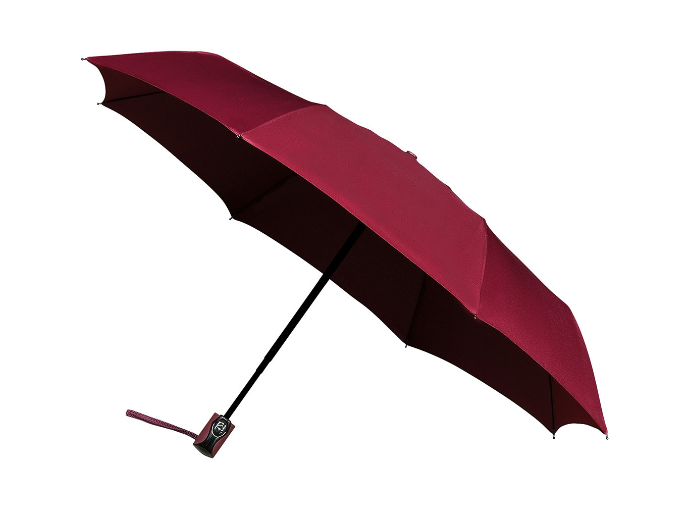 Fotografie miniMAX® Royal bordó plně automatický skládací deštník - Vínová