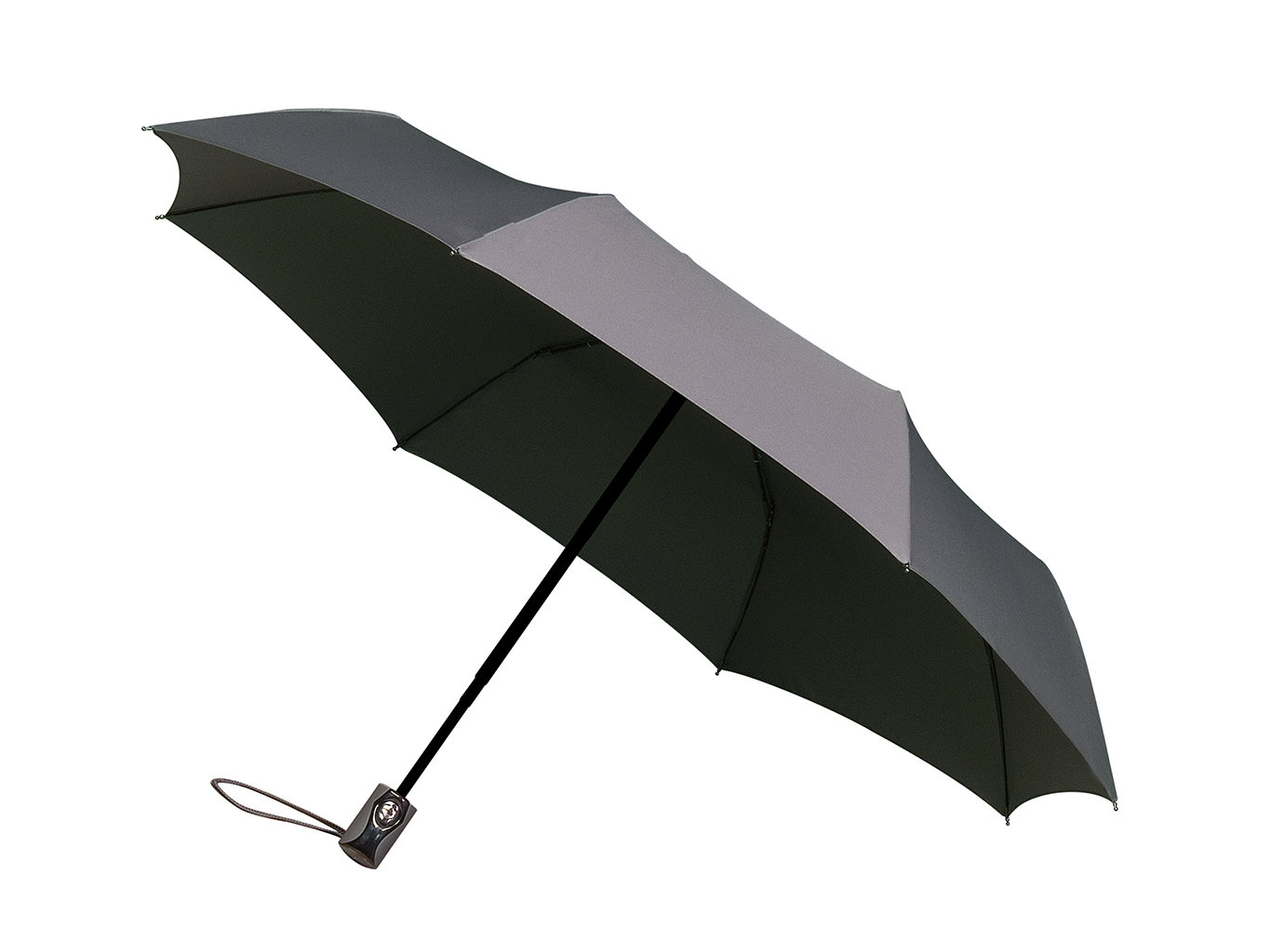 Fotografie miniMAX® Royal Grey plně automatický skládací deštník - Šedá