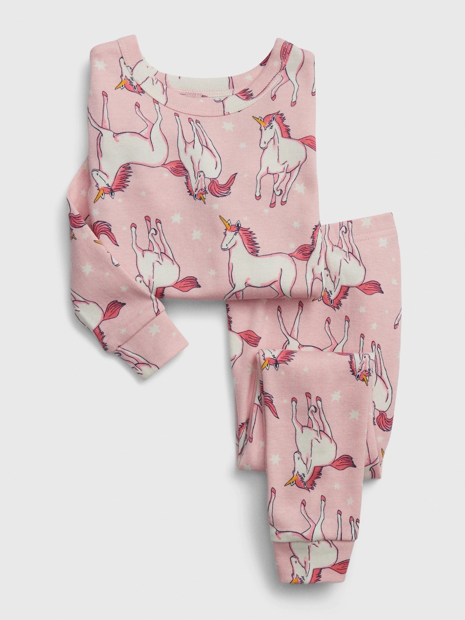 Fotografie Růžové holčičí pyžamo GAP