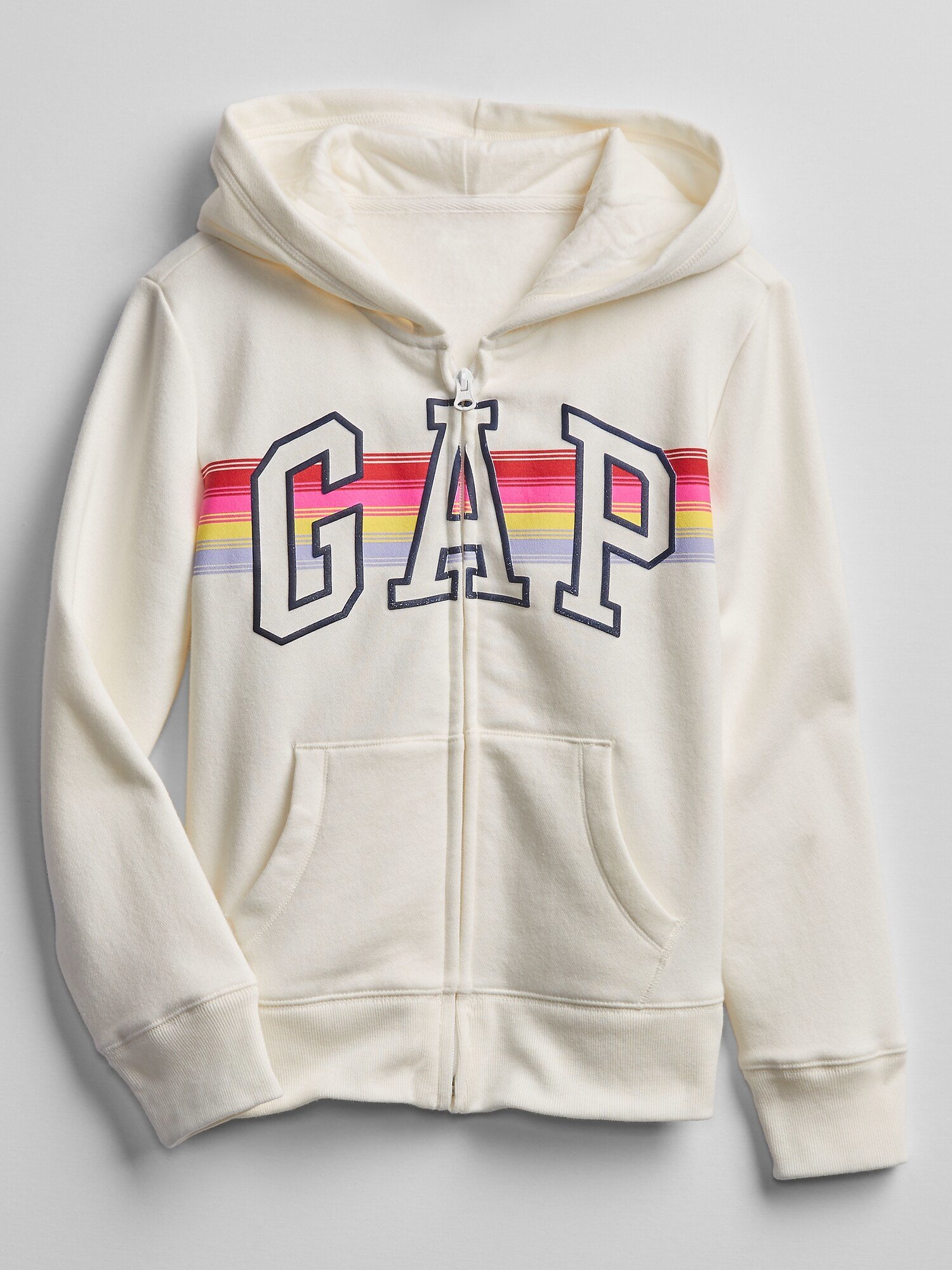 Fotografie Bílá holčičí mikina GAP logo