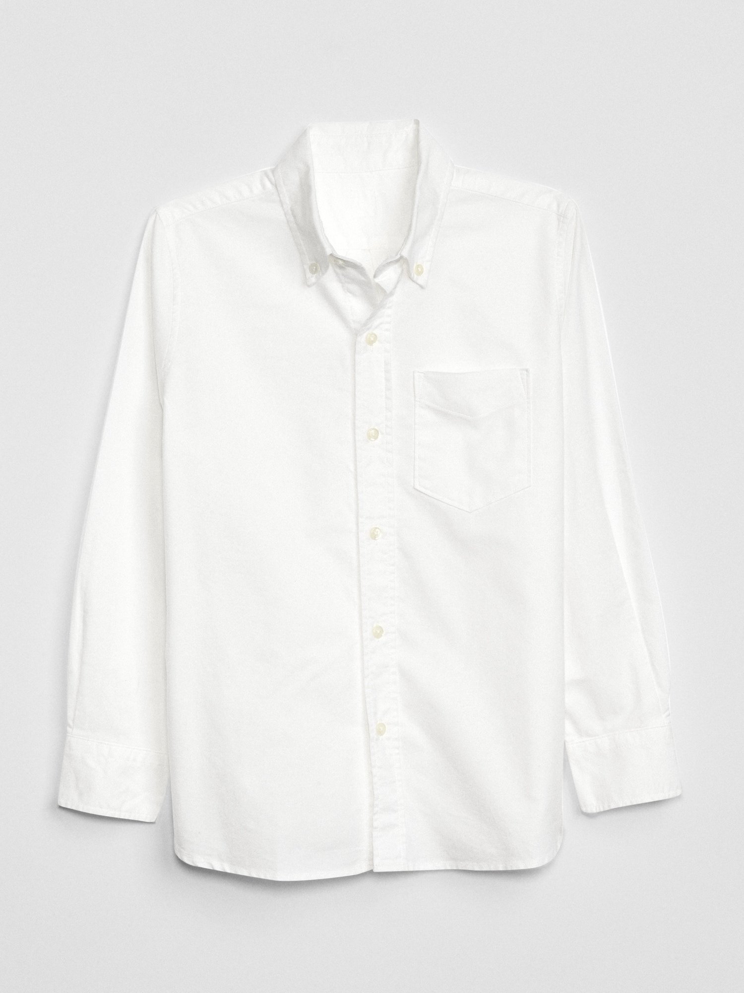 Fotografie Bílá klučičí košile GAP