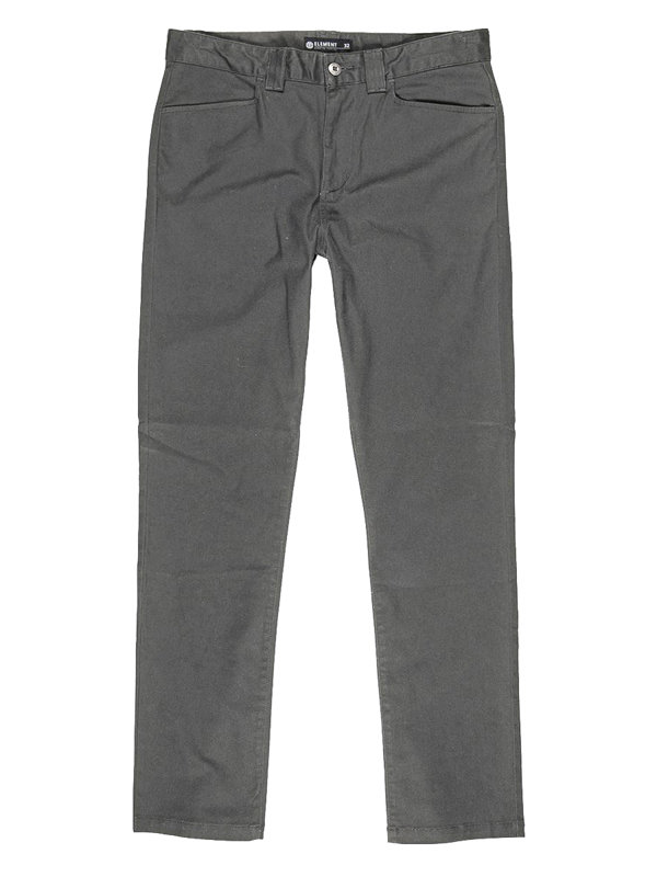 Element SAWYER GARGOYLE plátěné kalhoty pánské - šedá