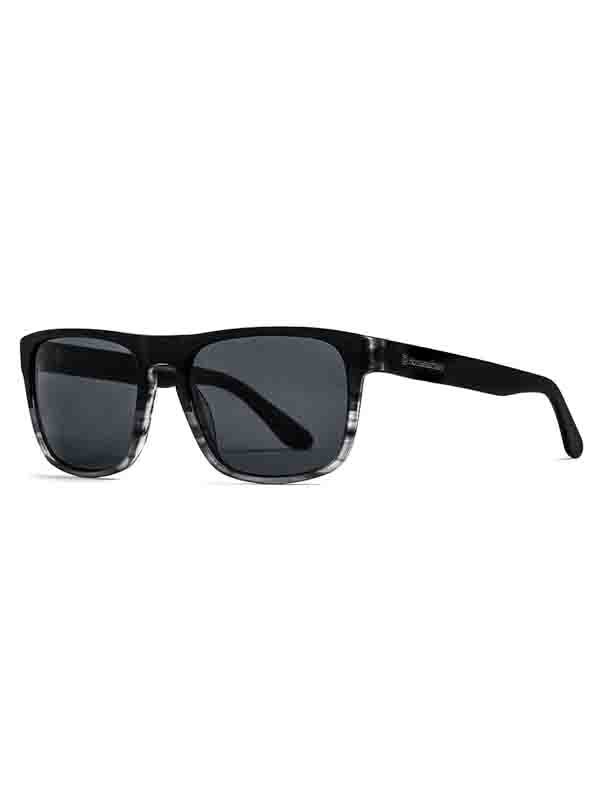 Horsefeathers KEATON matt black/turtle gray sluneční brýle pilotky - černá