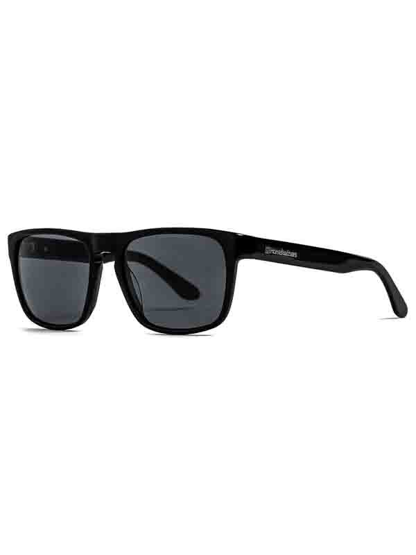 Horsefeathers KEATON gloss black/gray sluneční brýle pilotky - černá