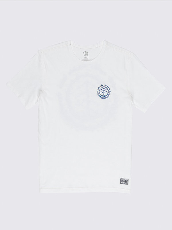Element TOO LATE LOGO off white dětské triko s krátkým rukávem - bílá