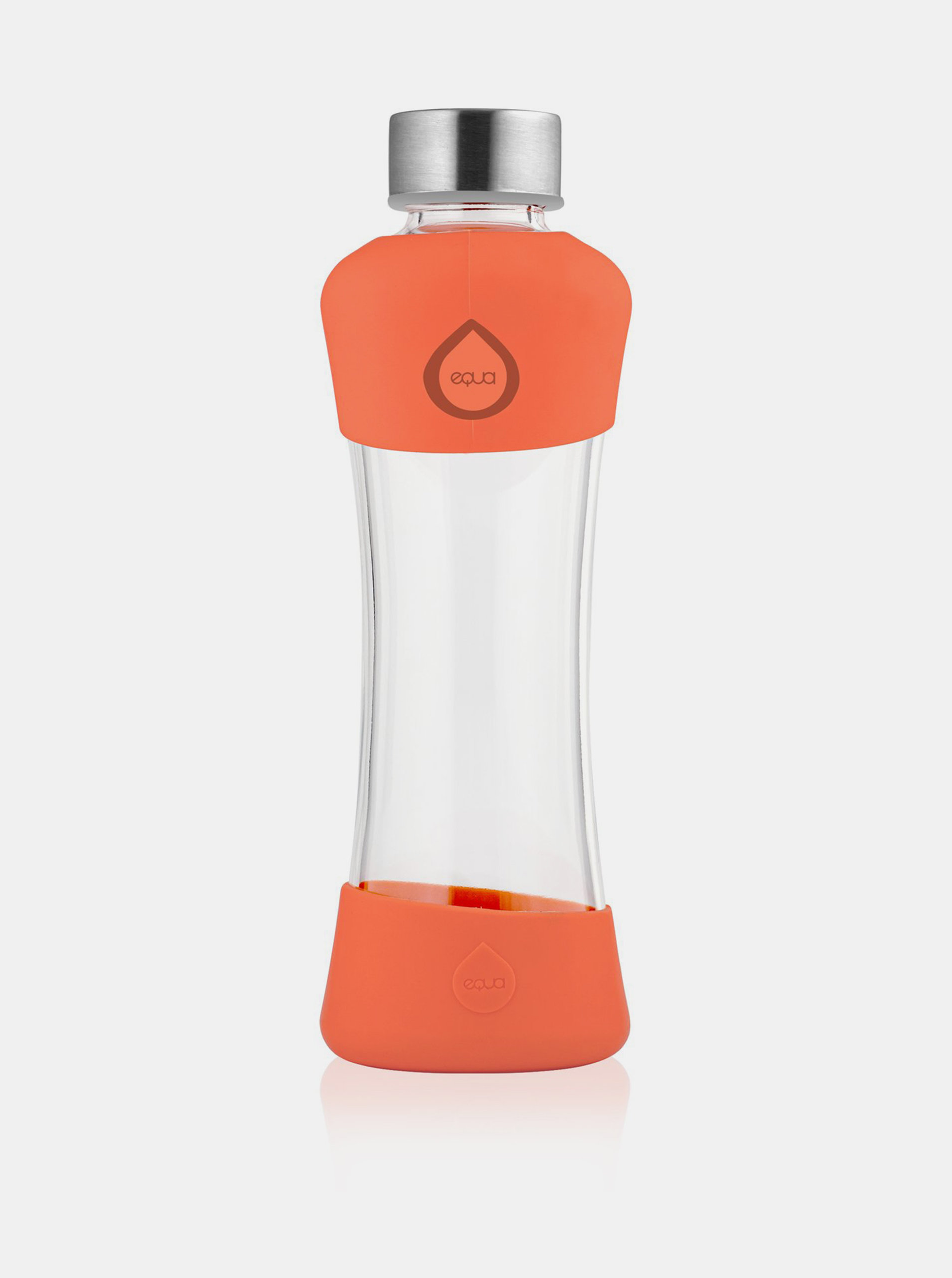 Fotografie Oranžová skleněná lahev EQUA ACTIVE (550 ml)