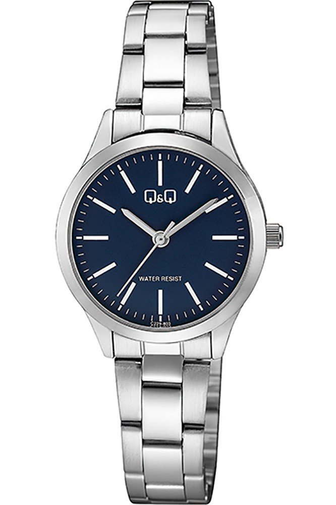 Fotografie Dámské hodinky s nerezovým páskem ve stříbrné barvě Q&Q
