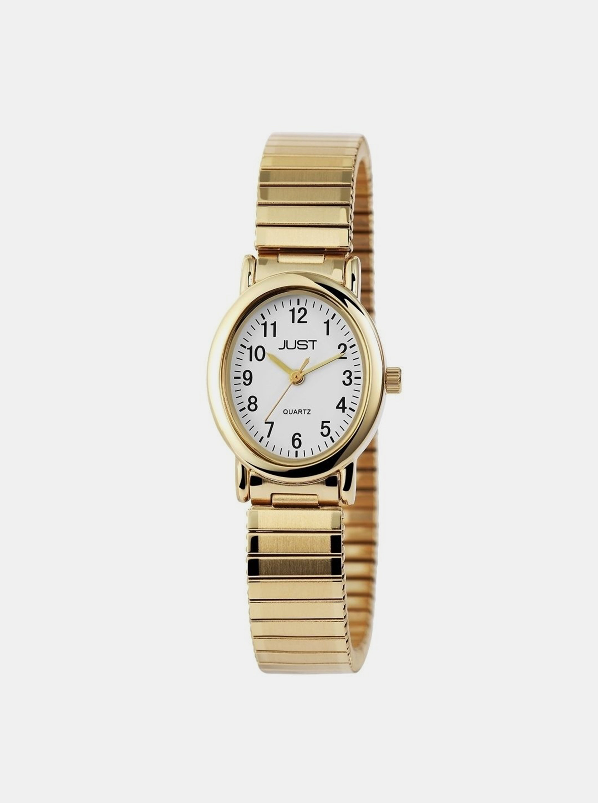 Dámské hodinky s nerezovým páskem ve zlaté barvě Just
