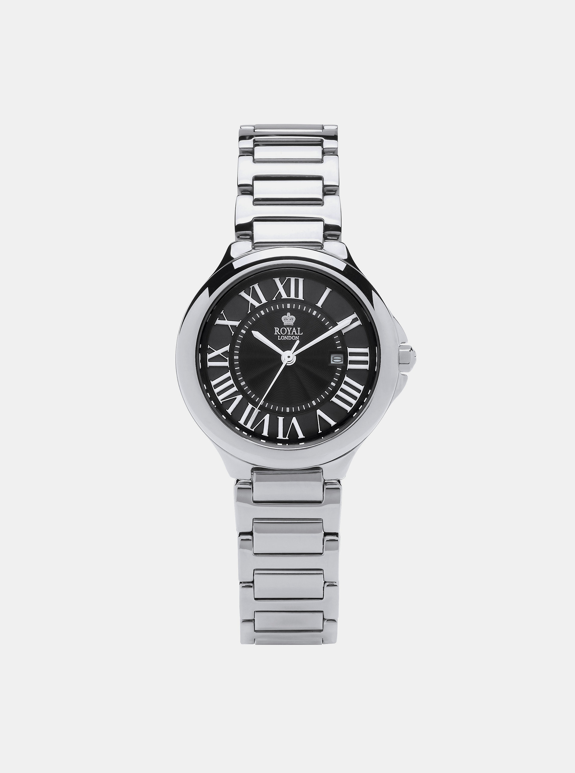 Fotografie Dámské hodinky s nerezovým páskem ve stříbrné barvě Royal London 2018