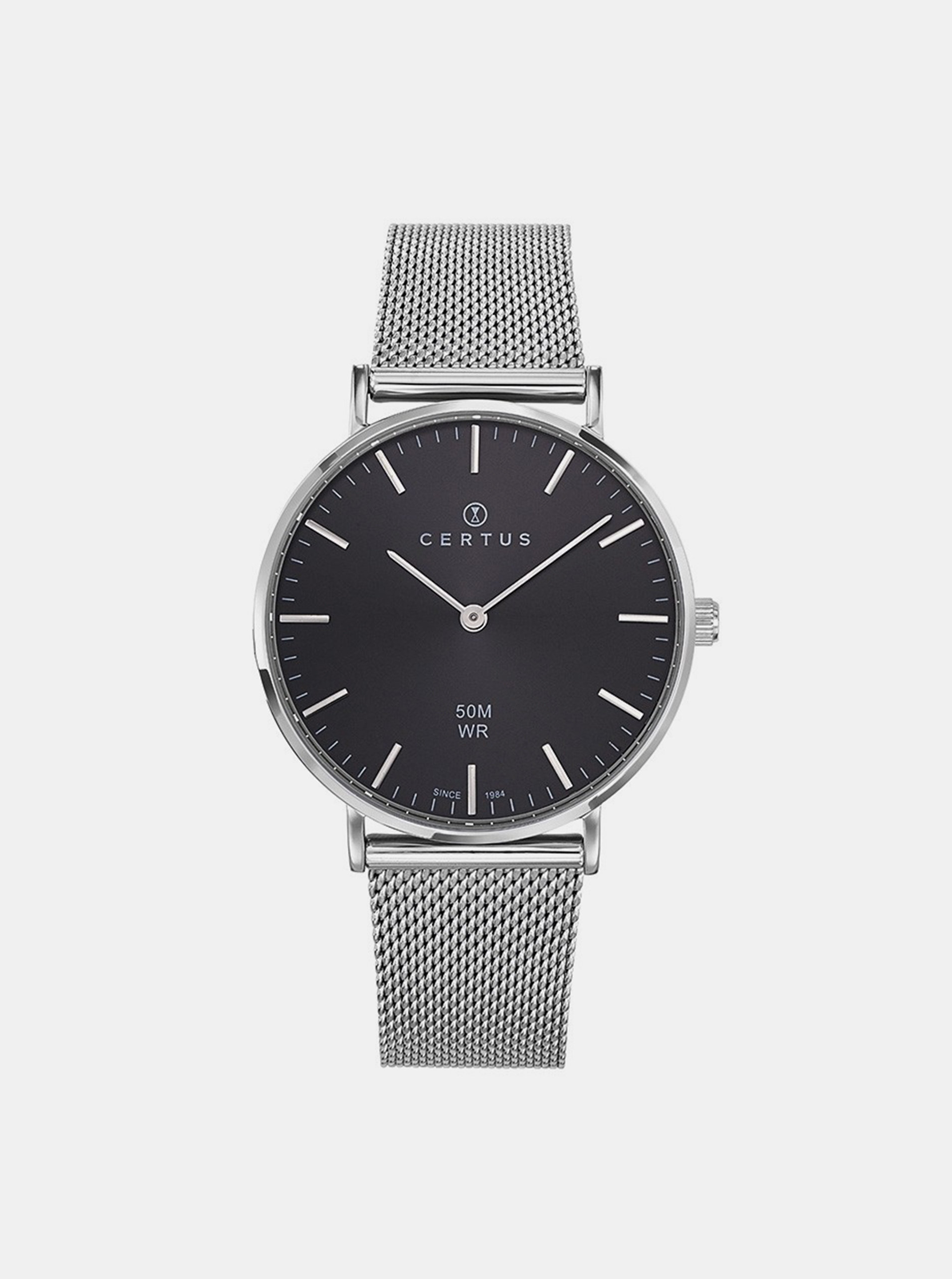 Dámské hodinky s nerezovým páskem ve stříbrné barvě Certus