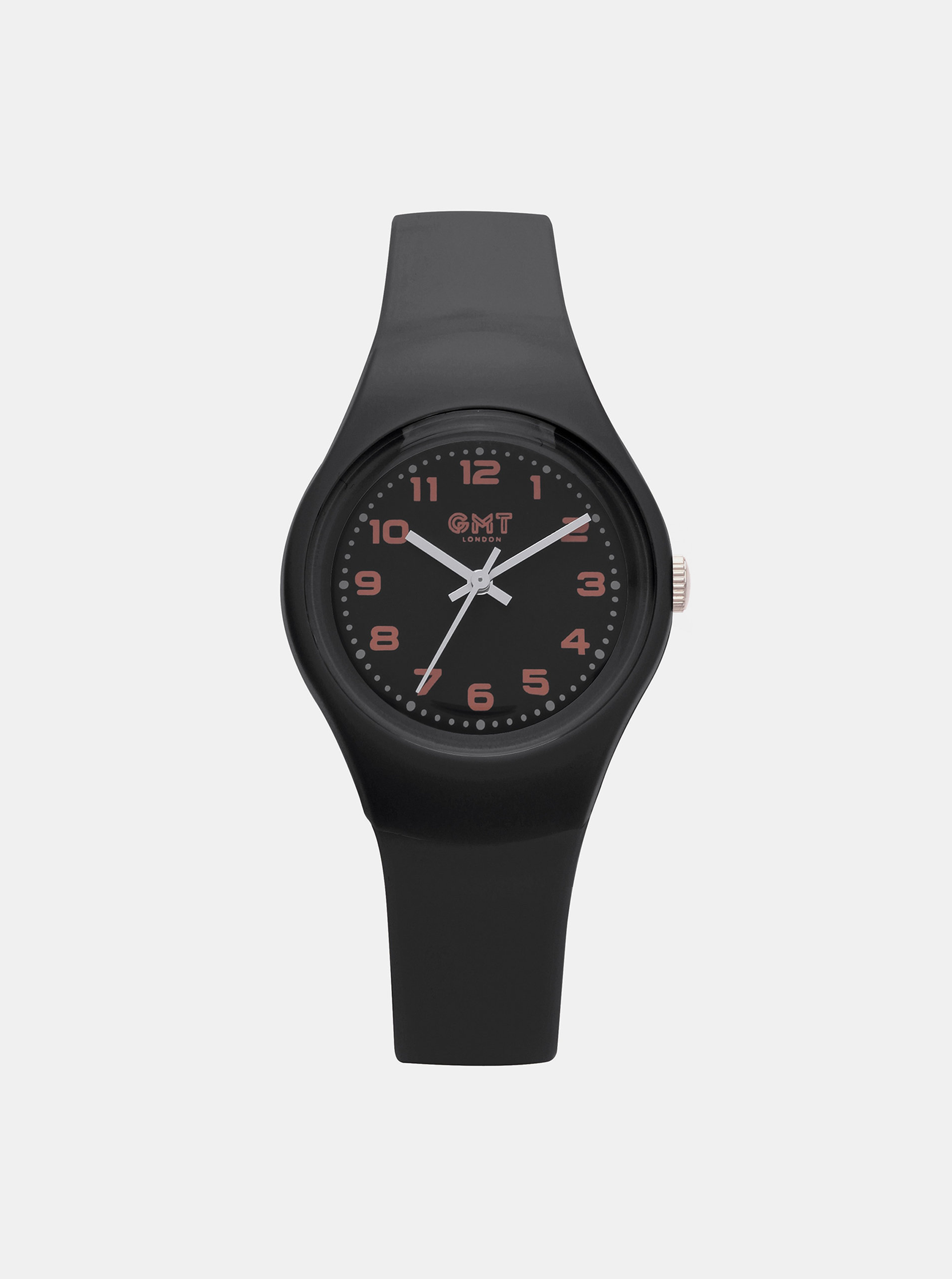 Černé dámské hodinky GMT