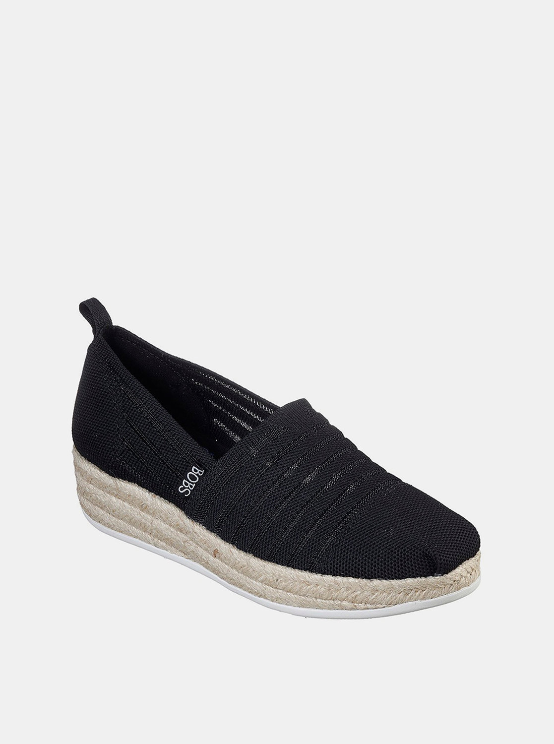 Skechers černé espadrilky s jutou Highlights 2.0. Homestretch Black
