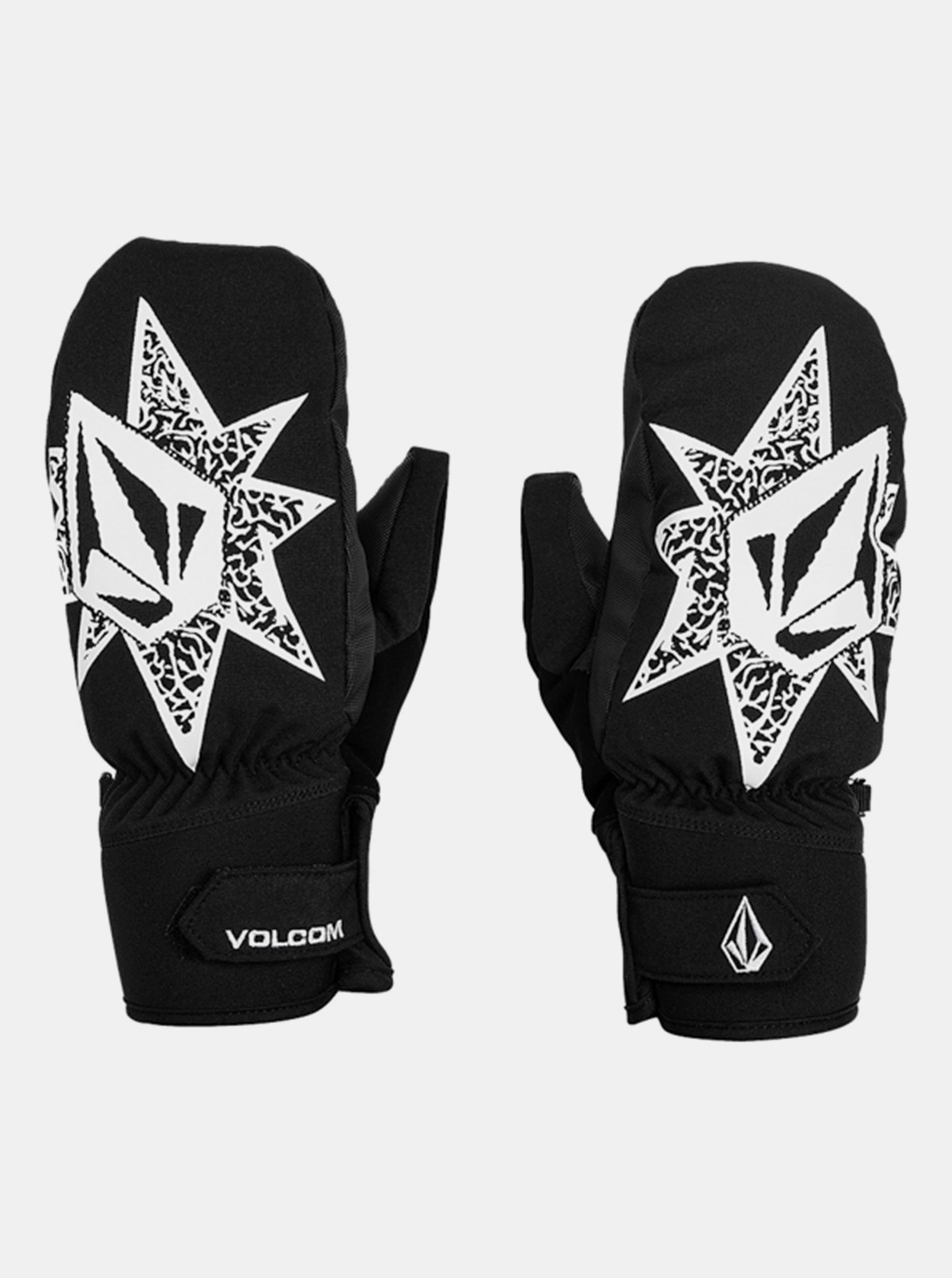 Volcom Vco Nyle Mitt black zimní palcové rukavice - černá