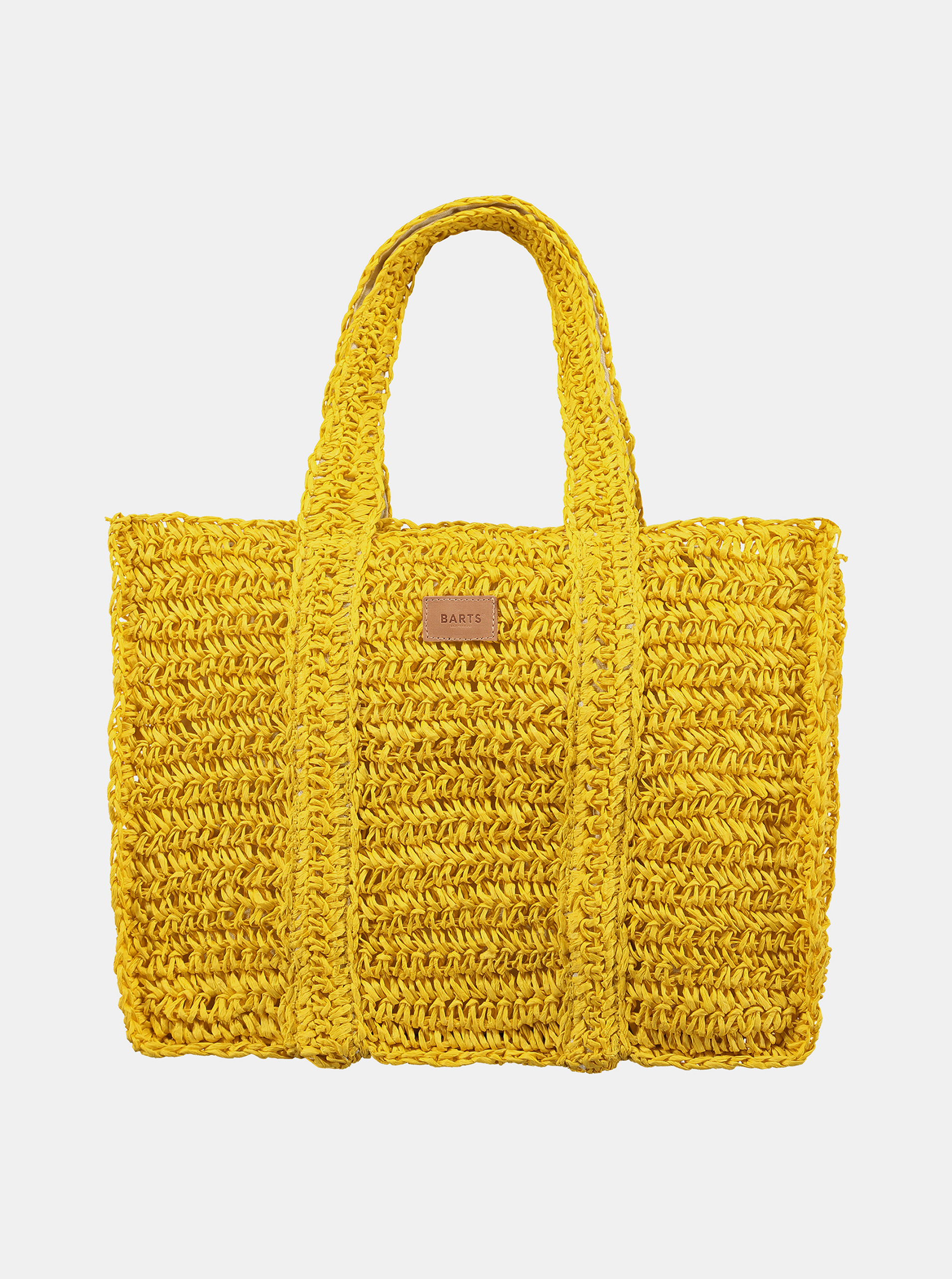 Fotografie Žlutá dámská plážová slaměná taška BARTS