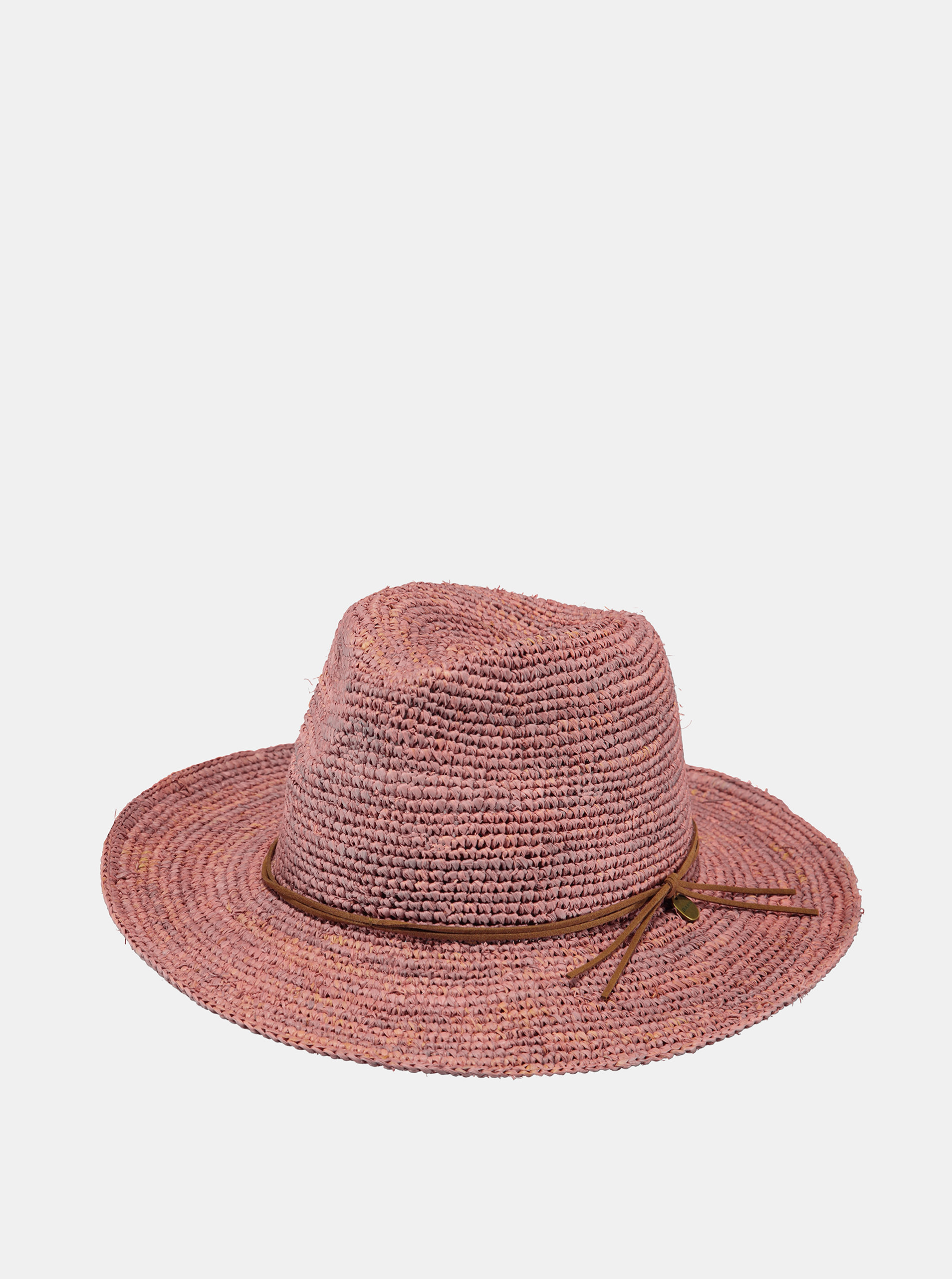 Růžový dámský slaměný klobouk BARTS