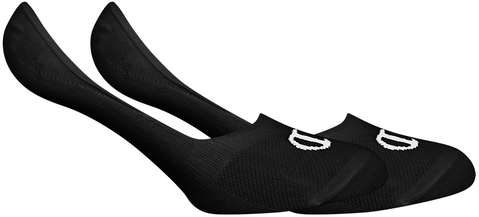 CHAMPION FOOTIE SOCKS LEGACY 2x - Nízké neviditelné ponožky s logem Champion 2 páry - černá
