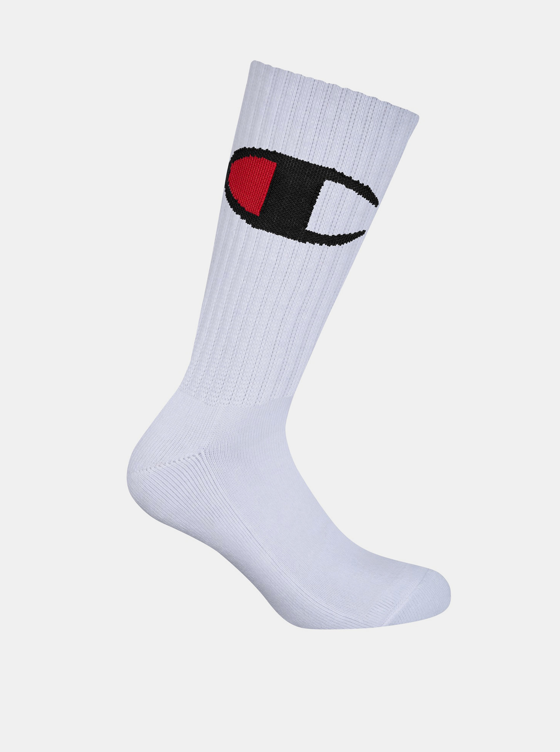 Fotografie CREW SOCKS ROCHESTER BIG C - Vyšší módní sportovní ponožky 1 pár - bílá