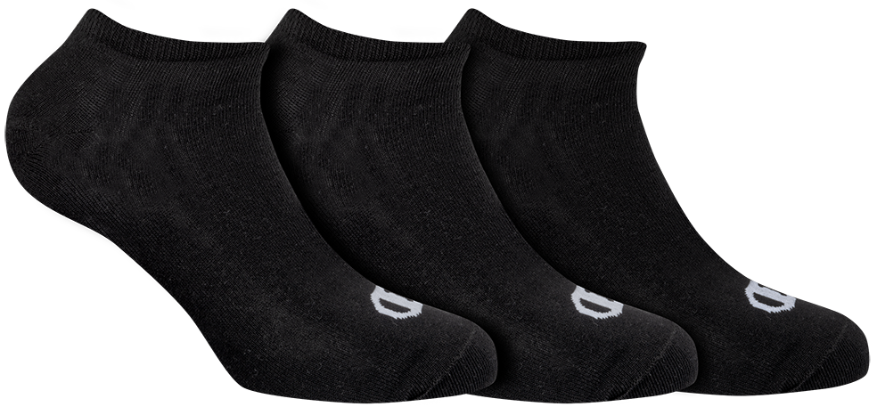 Fotografie CHAMPION NO SHOW SOCKS LEGACY 3x - Nízké sportovní ponožky 3 páry - černá