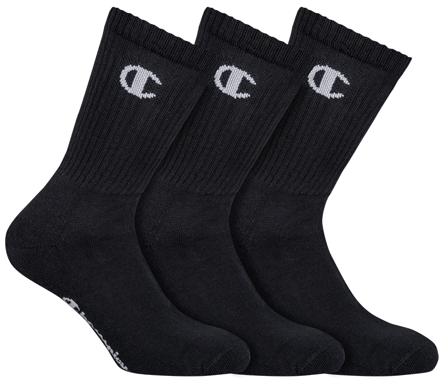CHAMPION CREW SOCKS LEGACY 3x - Sportovní ponožky 3 páry - černá