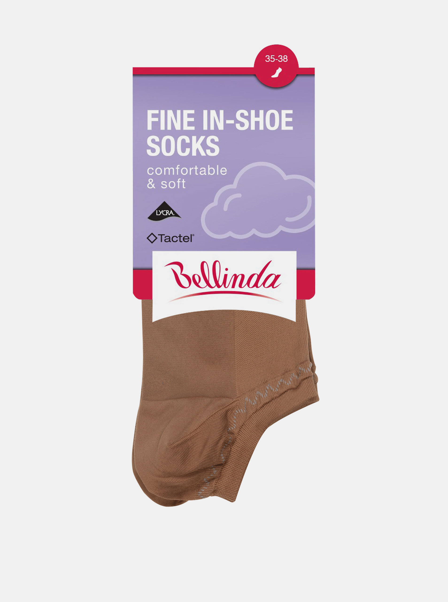 Fotografie Dámské ponožky FINE IN-SHOE SOCKS - Dámské nízké ponožky - amber