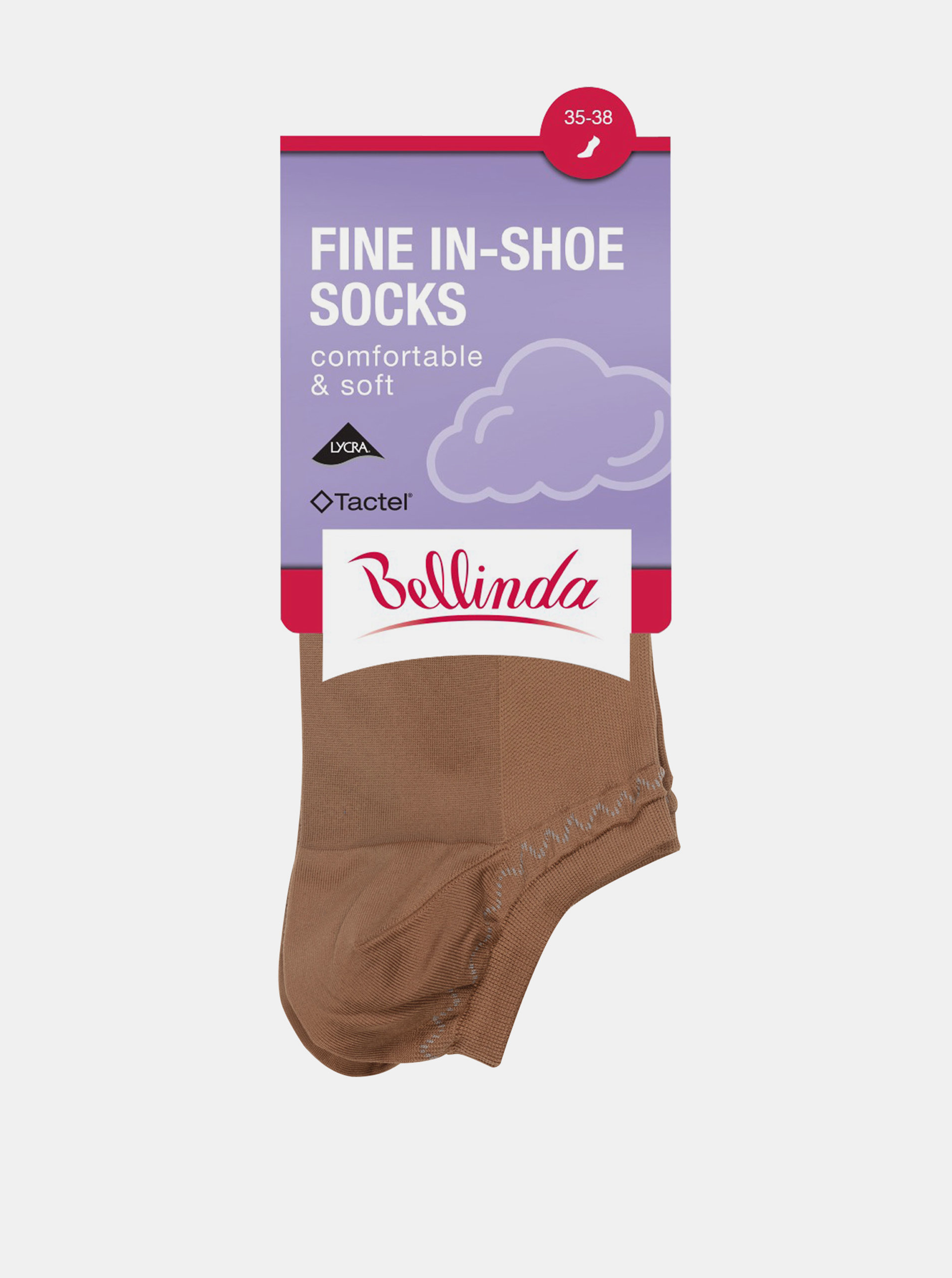 Fotografie Dámské ponožky FINE IN-SHOE SOCKS - Dámské nízké ponožky - bílá