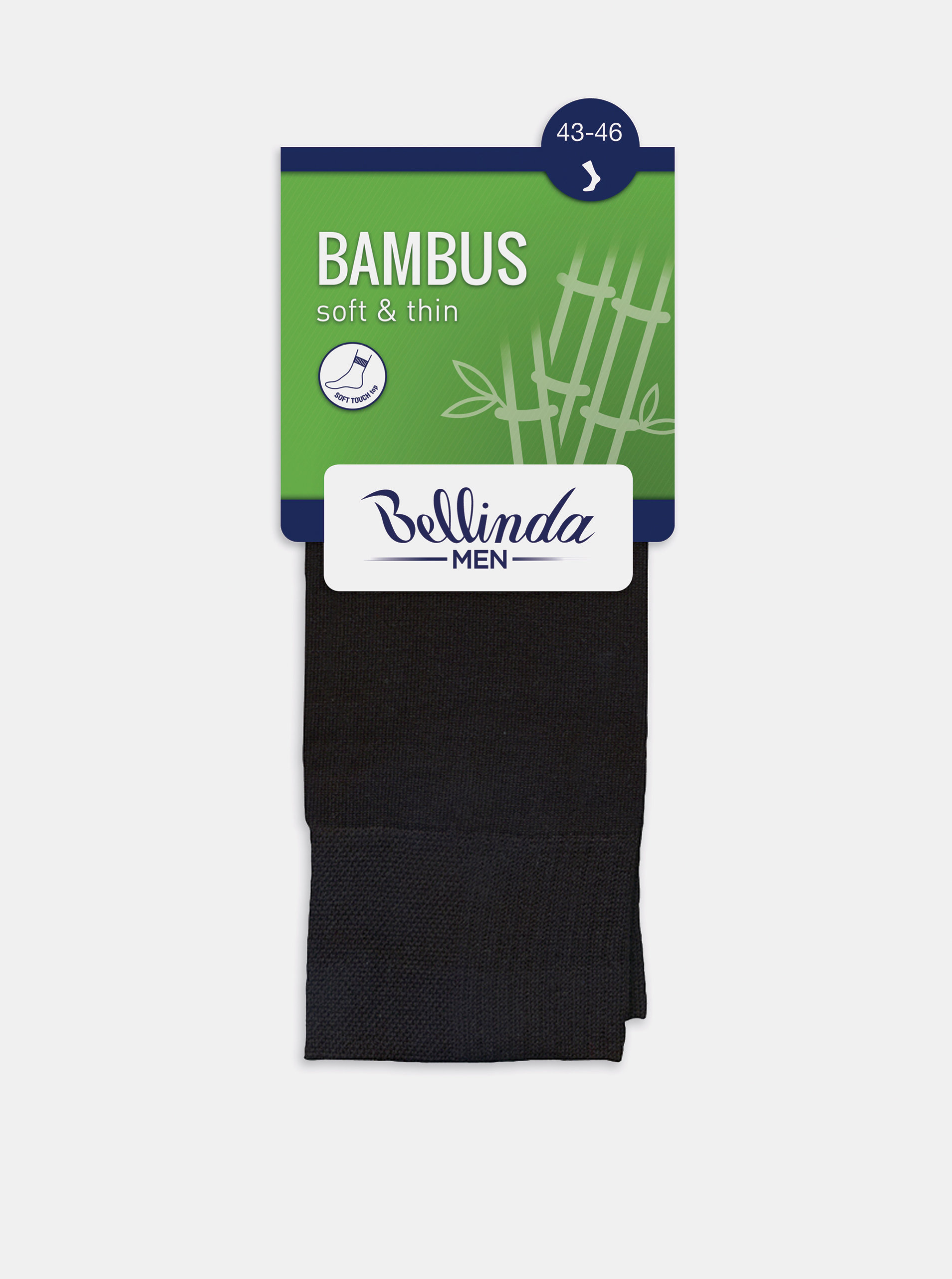 Fotografie Pánské ponožky BAMBUS SOCKS - Pánské bambusové ponožky - šedá