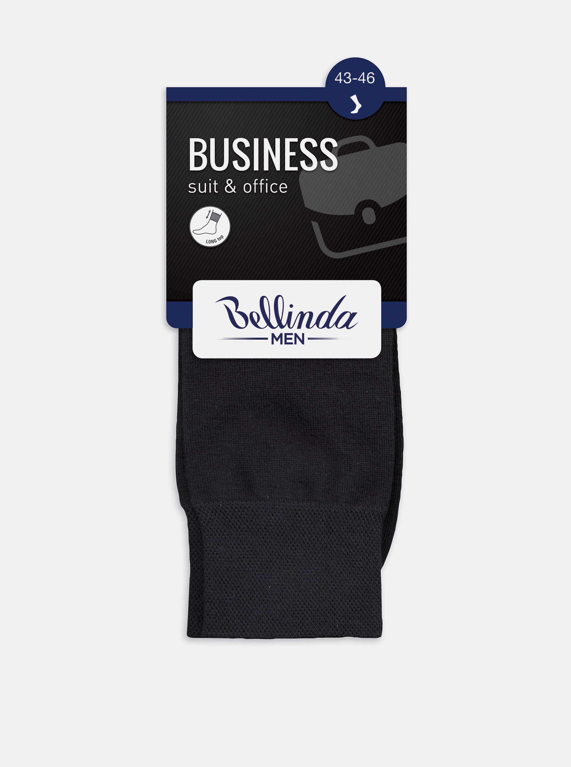 Fotografie Pánské ponožky BUSINESS SOCKS - Pánské business ponožky - modrá