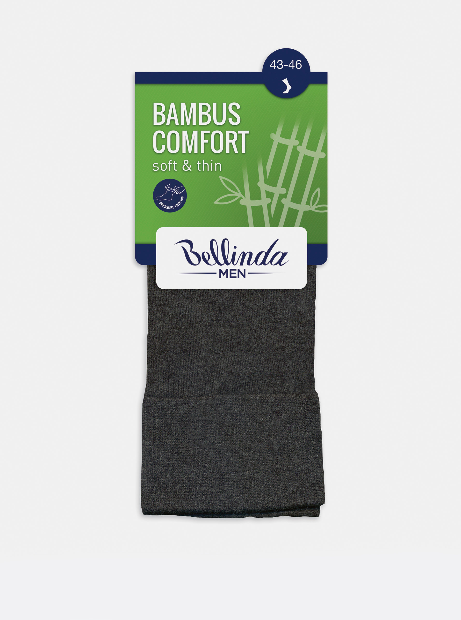 Fotografie Pánské ponožky BAMBUS COMFORT SOCKS - Bambusové klasické pánské ponožky - hnědá