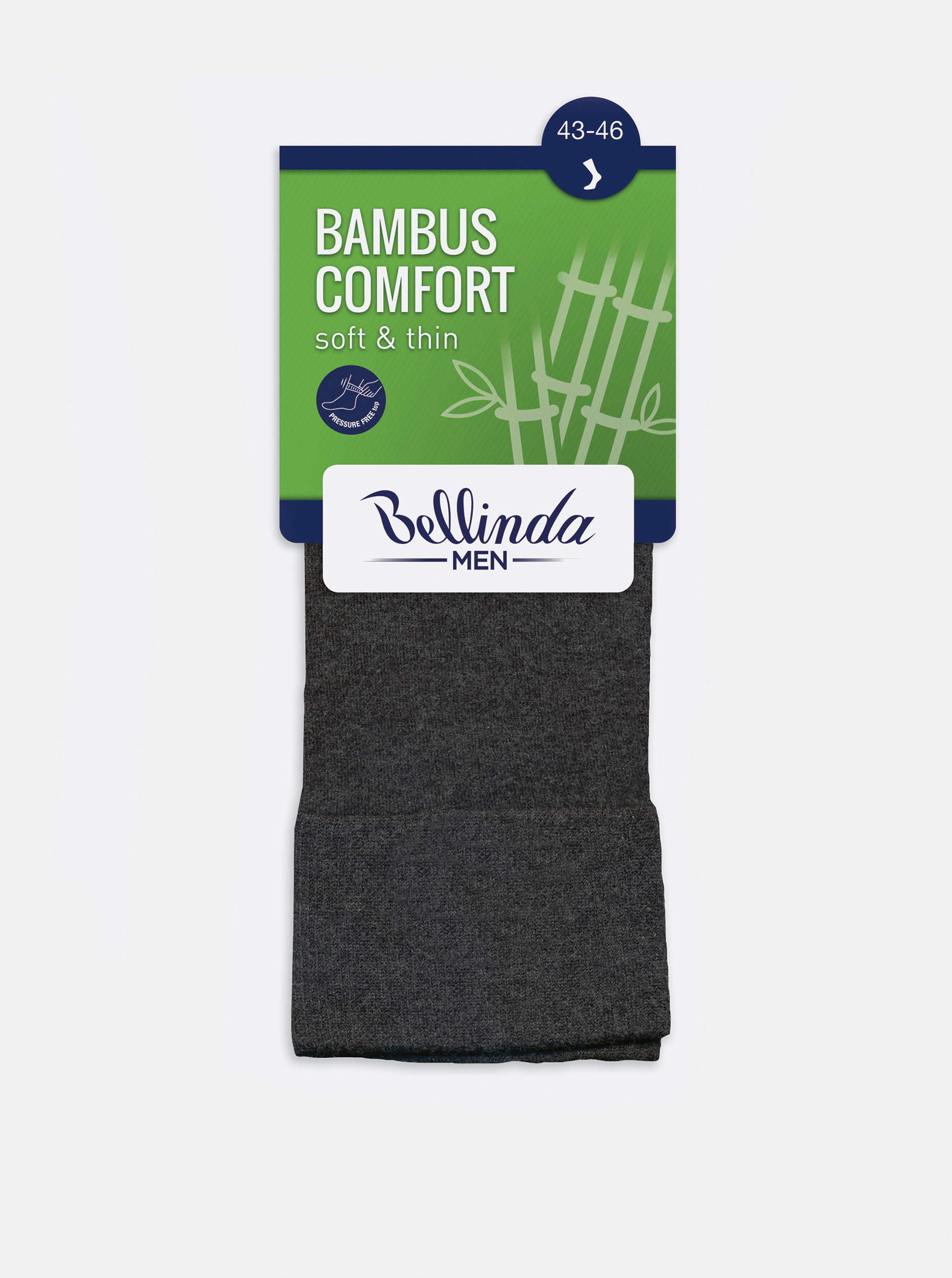 Fotografie Pánské ponožky BAMBUS COMFORT SOCKS - Bambusové klasické pánské ponožky - světle modrá