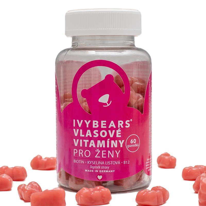 Fotografie IVY Bears vlasové vitamíny pro ženy