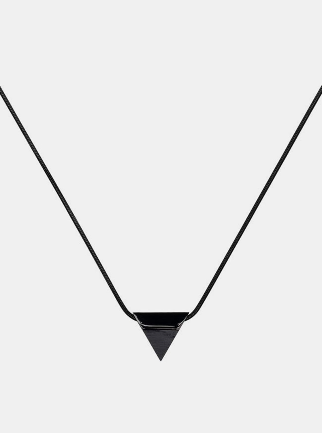 Fotografie Náhrdelník s dřevěným detailem Nox Necklace Triangle BeWooden