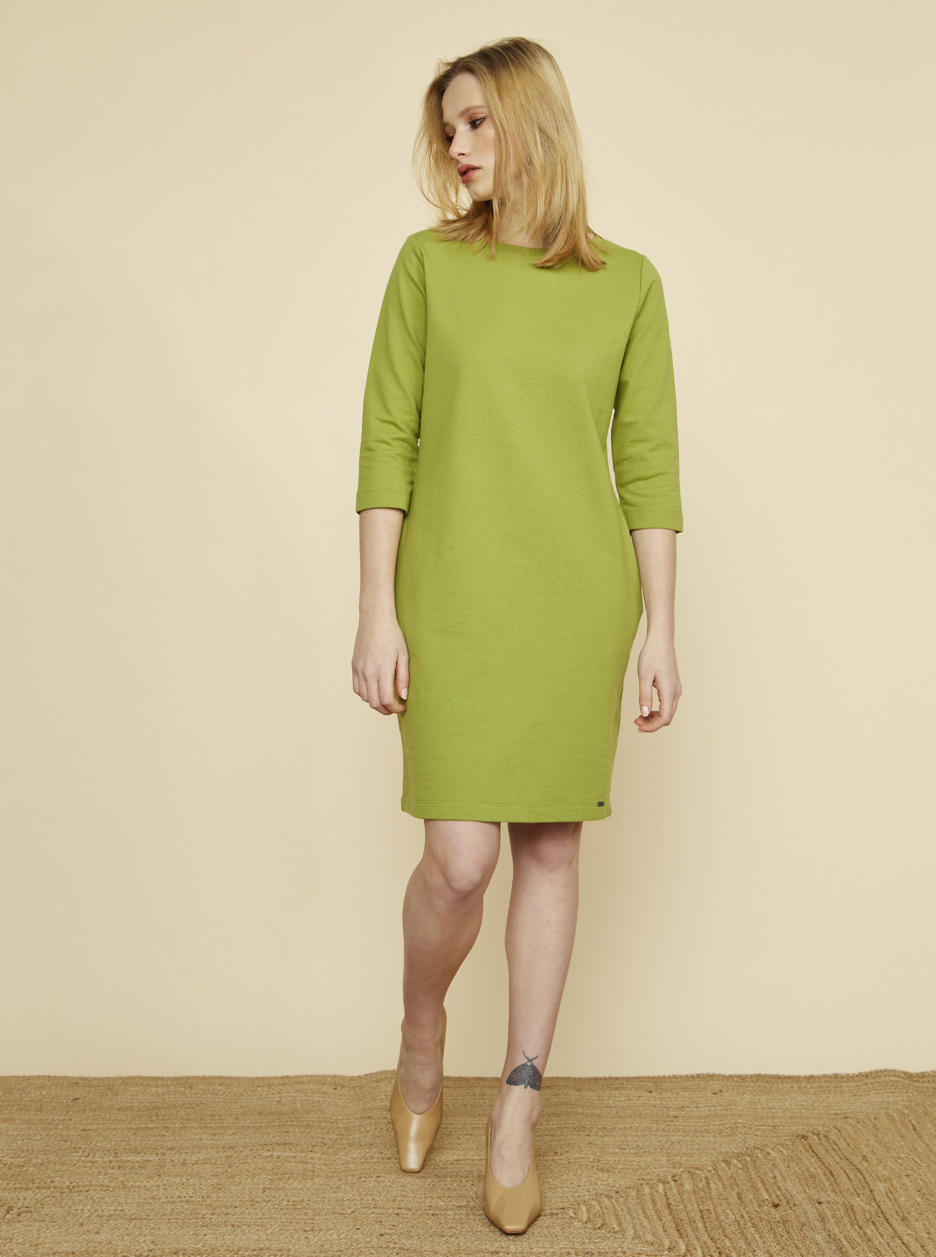 Fotografie Zelené šaty s kapsami ZOOT Baseline Lola