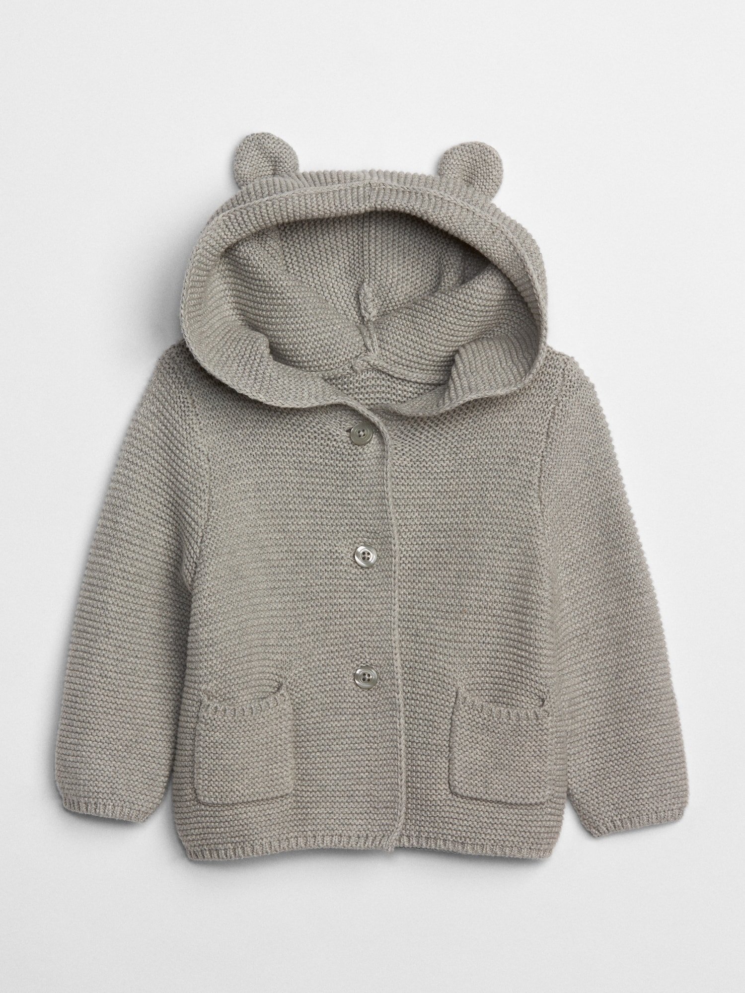 Fotografie Šedý holčičí baby svetr brannan bear sweater