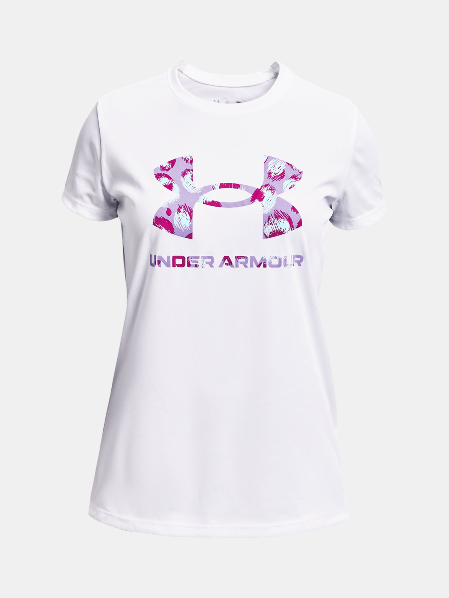 Tričko Under Armour Tech Big Logo Print Fill SS - bílá