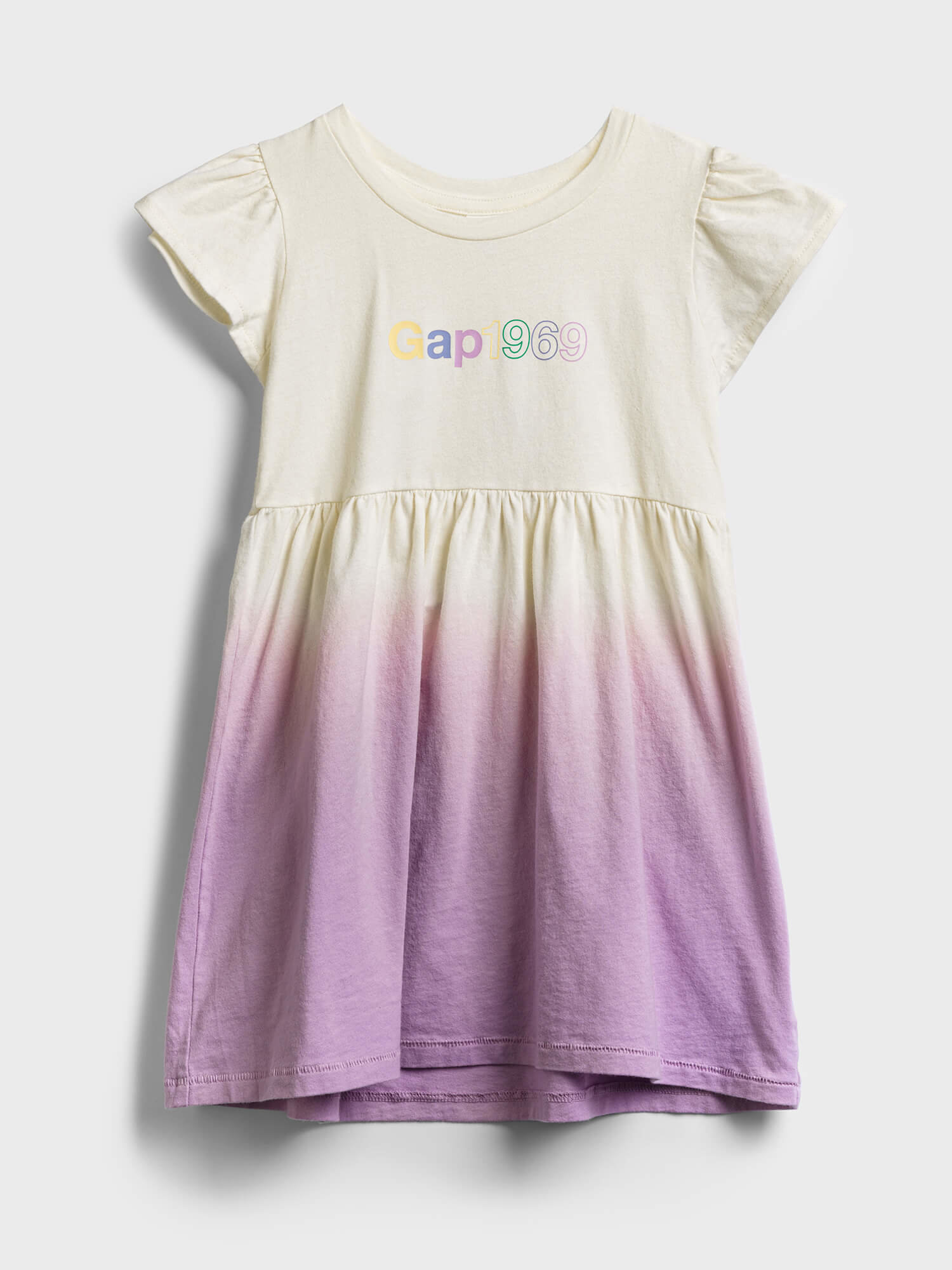 Fotografie Barevné holčičí dětské šaty GAP Logo ie sk8r dress