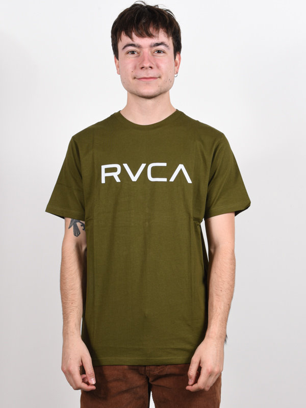 Fotografie RVCA BIG RVCA SEQUOIA pánské triko s krátkým rukávem - zelená